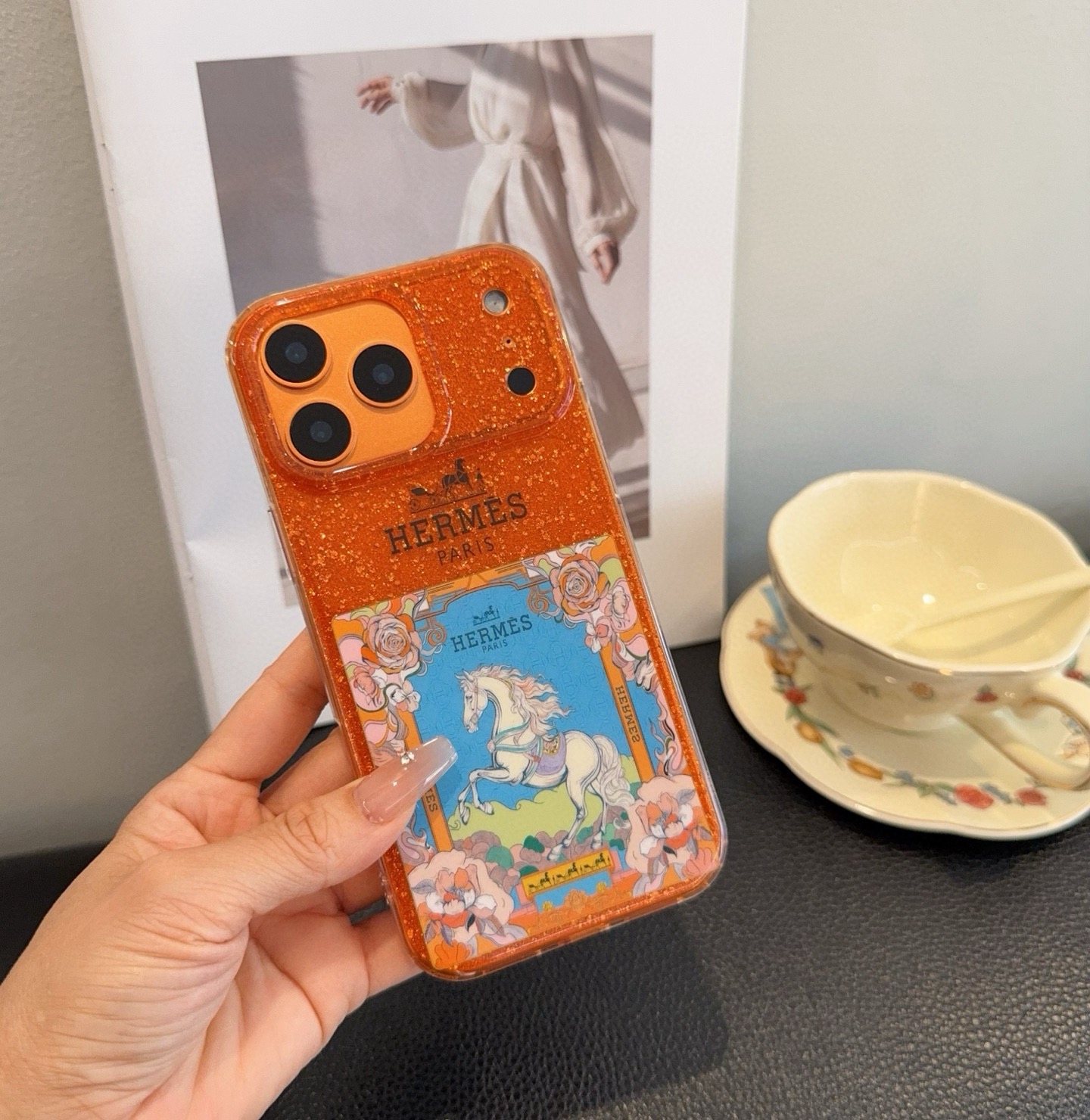 星宇橙系列 （马上有钱）爱马仕手机壳 型号：为了不出现报错型号，请打开本机查看手机设置显示的型号⚠️⚠️