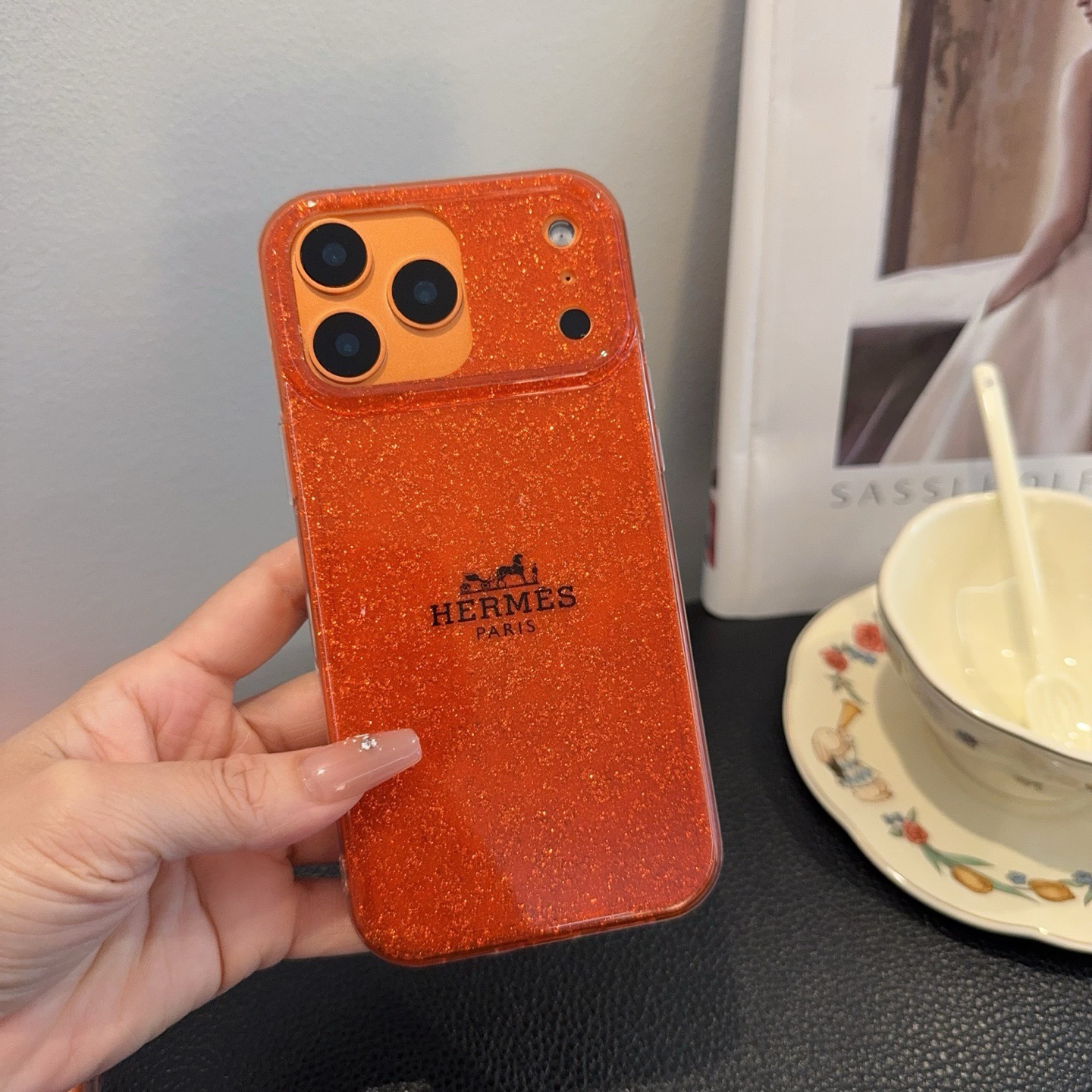 星宇橙系列 （马上有钱）爱马仕手机壳 型号：为了不出现报错型号，请打开本机查看手机设置显示的型号⚠️⚠️