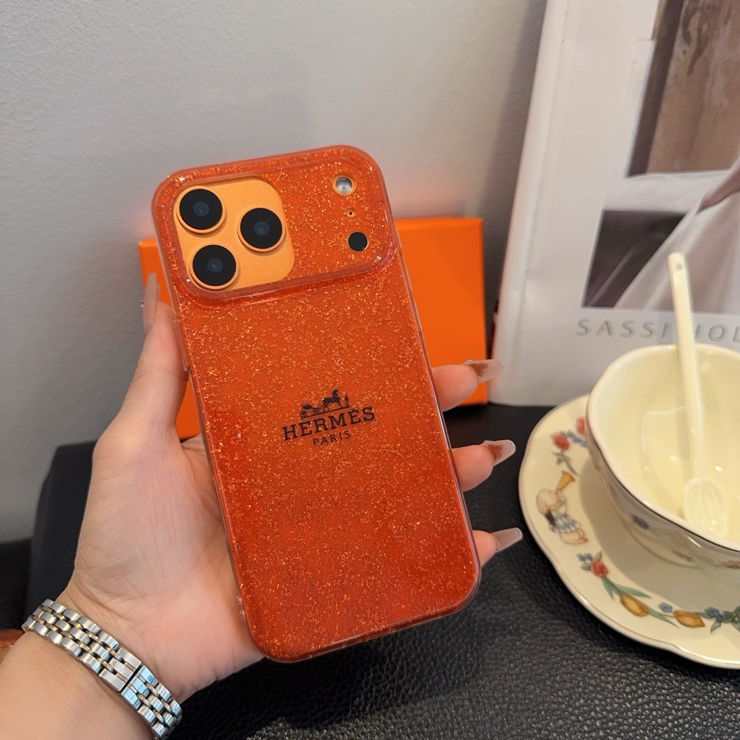 星宇橙系列 （马上有钱）爱马仕手机壳 型号：为了不出现报错型号，请打开本机查看手机设置显示的型号⚠️⚠️