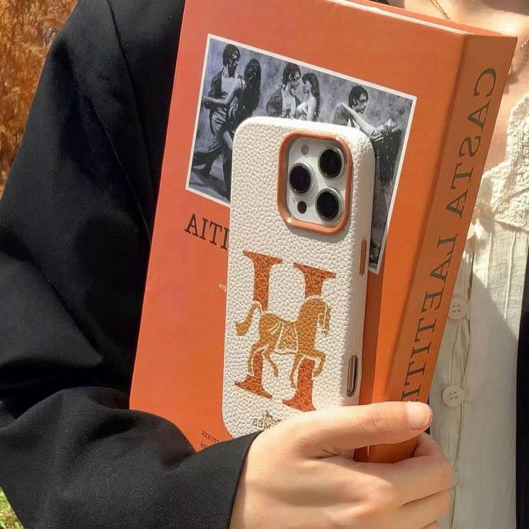 🔥新品上市💗HERMES爱马仕全包荔枝纹手机壳型号：为了不出现报错型号，请打开本机查看手机设置显示的型号