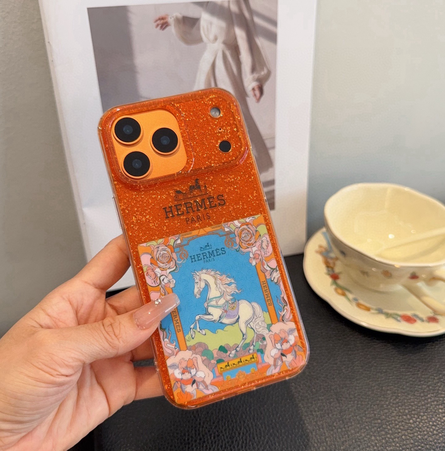 星宇橙系列 （马上有钱）爱马仕手机壳 型号：为了不出现报错型号，请打开本机查看手机设置显示的型号⚠️⚠️