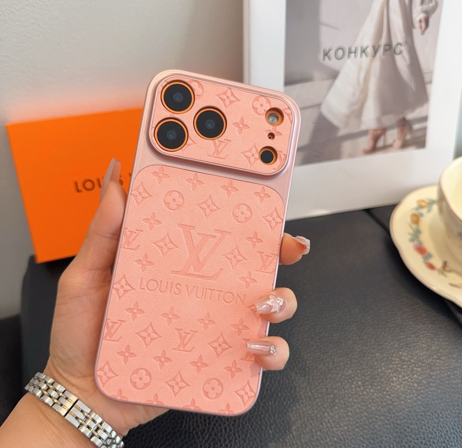 🔥Lv精孔全包手机壳 ，LV秒变皮质手机壳型号：为了不出现报错型号，请打开本机查看手机设置显示的型号⚠️