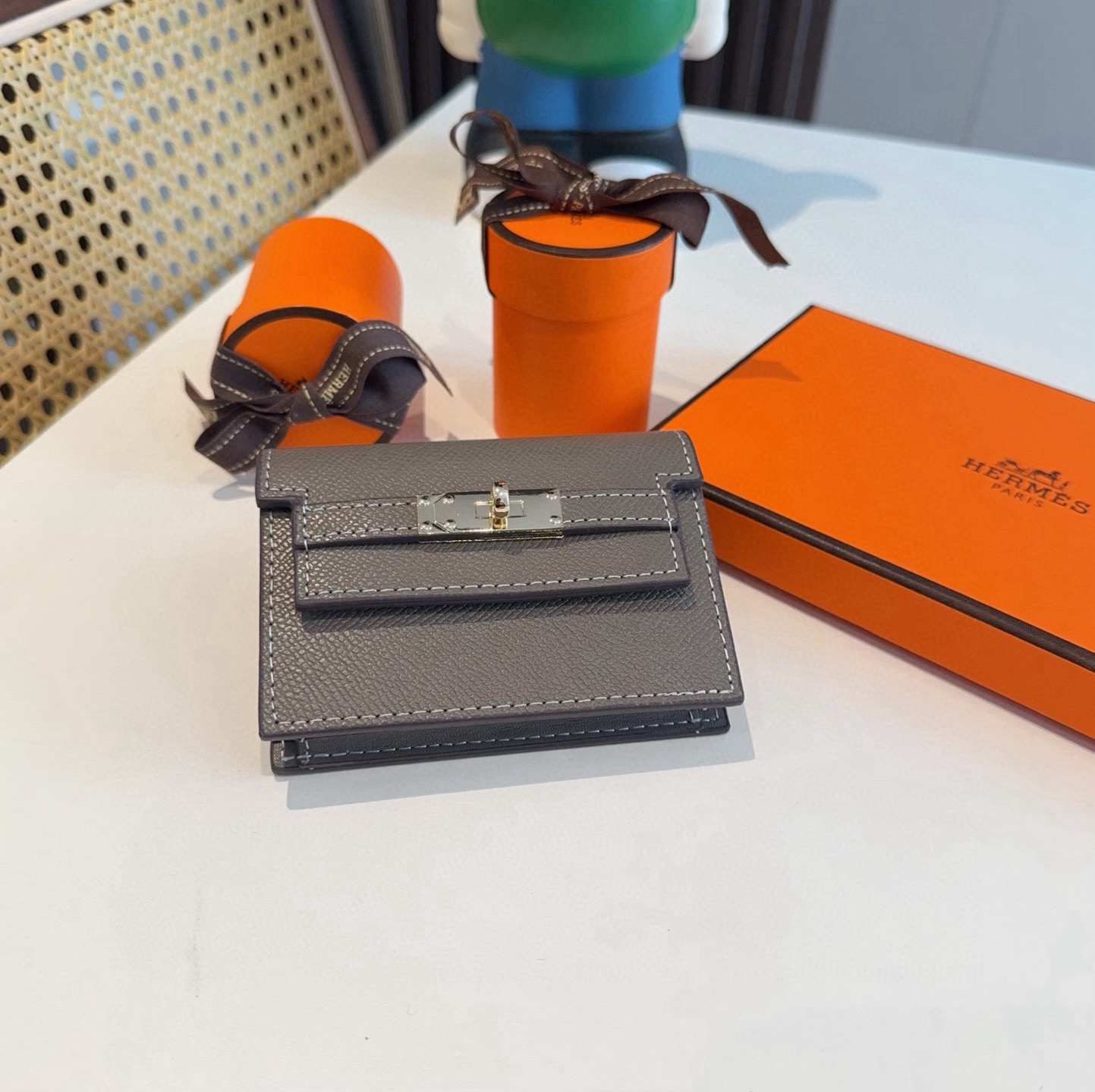 🔥爱马仕真皮卡包 零钱包 头层牛皮 典雅风琴式 11卡位 手感真的很赞❗️