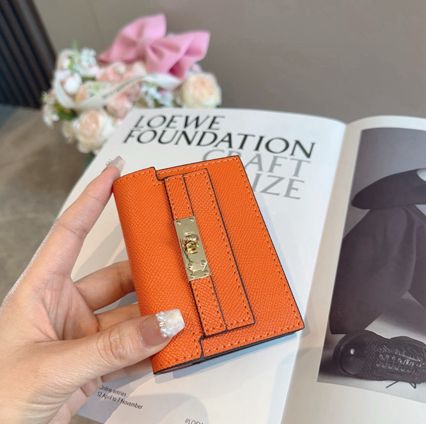 🔥爱马仕真皮卡包 零钱包 头层牛皮 典雅风琴式 11卡位 手感真的很赞❗️