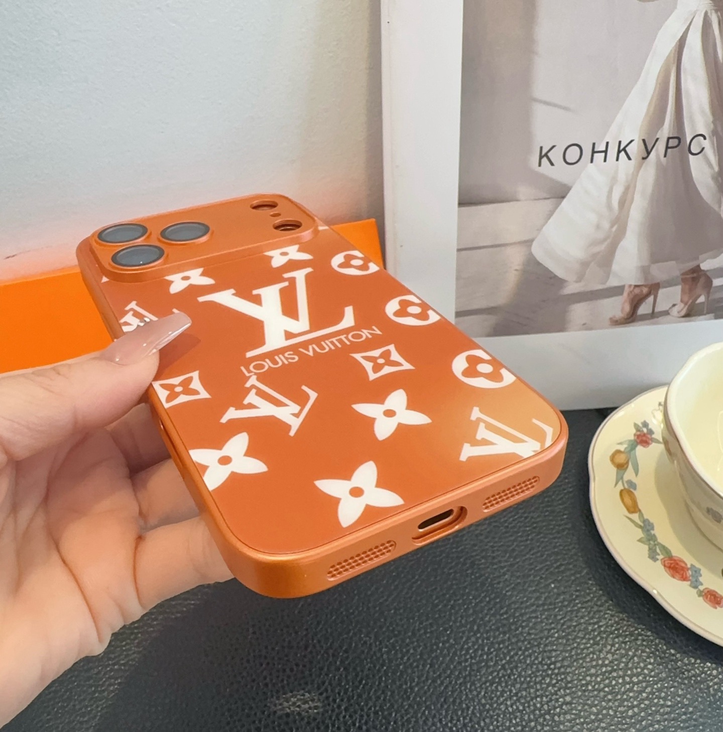 星宇橙系列 LV手机壳 型号：为了不出现报错型号，请打开本机查看手机设置显示的型号⚠️⚠️⚠️iPhon