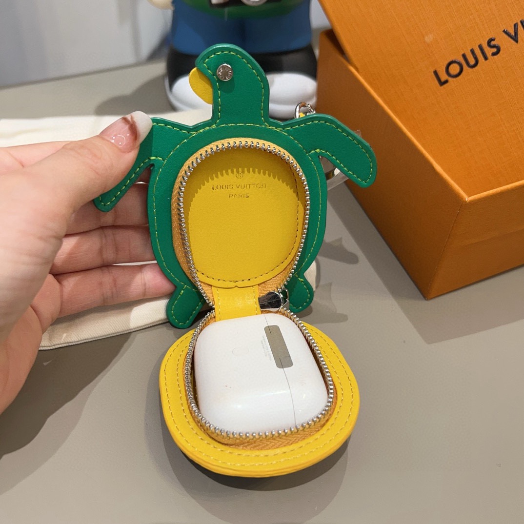 🔥官网新品M01471Louis Vuitton 路易威登海龟🐢乌龟包钥匙扣挂件 LV蓝牙耳机包 Tur