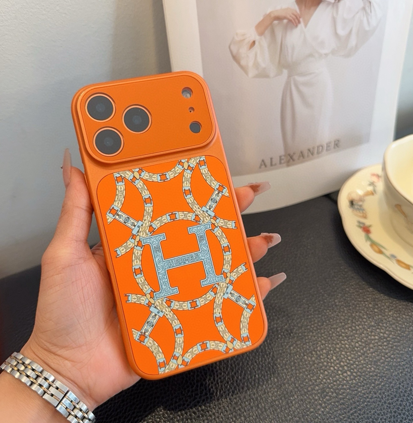 星宇橙系列 （马上有钱）爱马仕手机壳 型号：为了不出现报错型号，请打开本机查看手机设置显示的型号⚠️⚠️