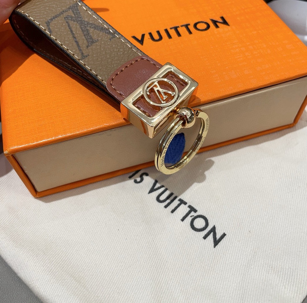 🔥爆款推荐 驴家达芙妮系列老花钥匙扣 车钥匙扣 DauPhine Dragonne 钥匙扣彰显金属匠艺与