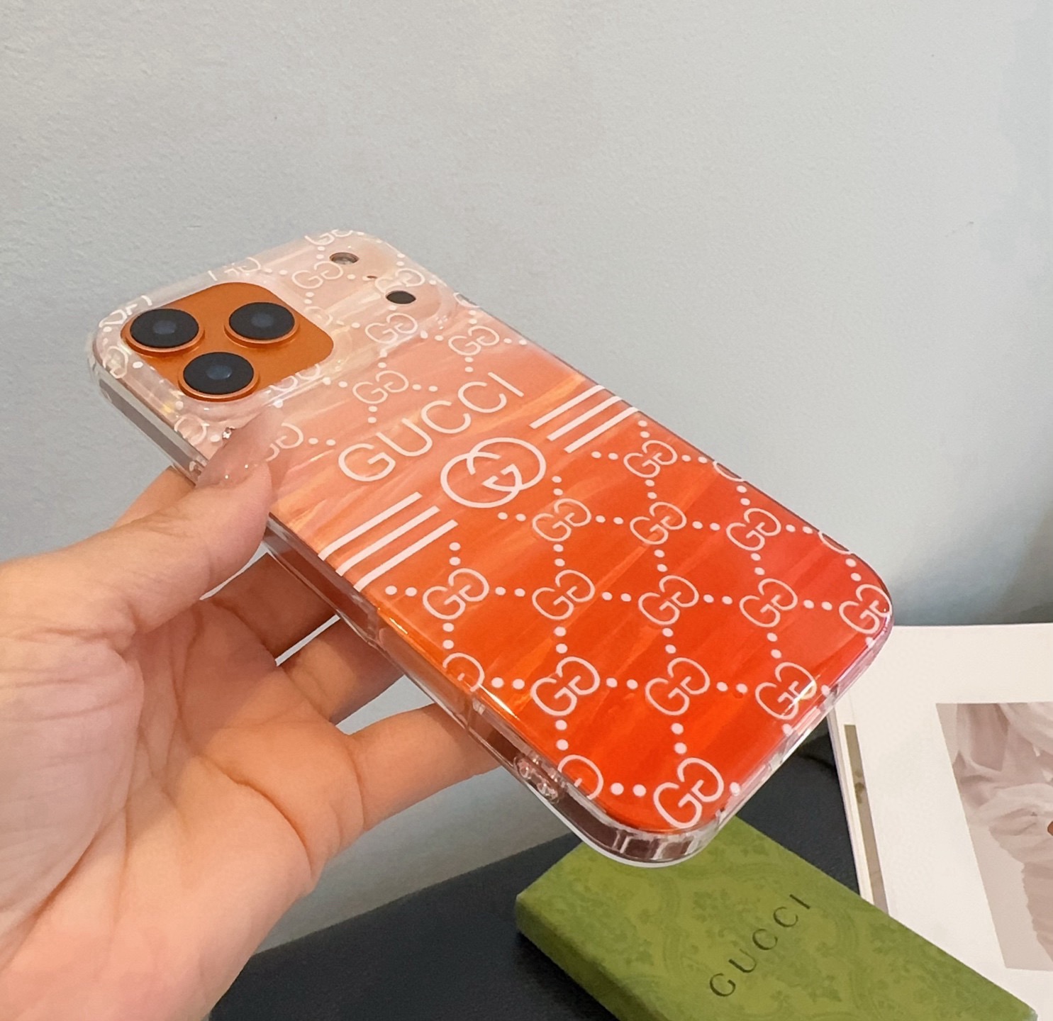 星宇橙系列 古驰 手机壳型号：为了不出现报错型号，请打开本机查看手机设置显示的型号⚠️⚠️⚠️iPhon