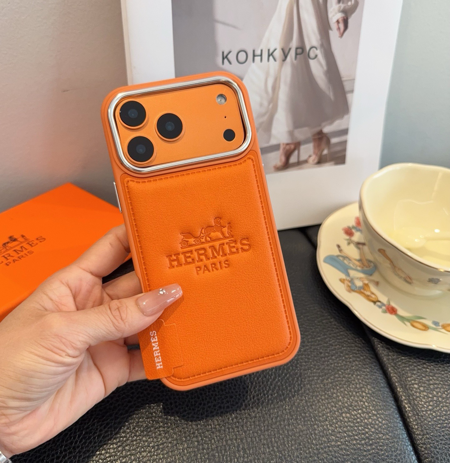 星宇橙系列 爱马仕全包手机壳型号：为了不出现报错型号，请打开本机查看手机设置显示的型号⚠️⚠️⚠️iPh
