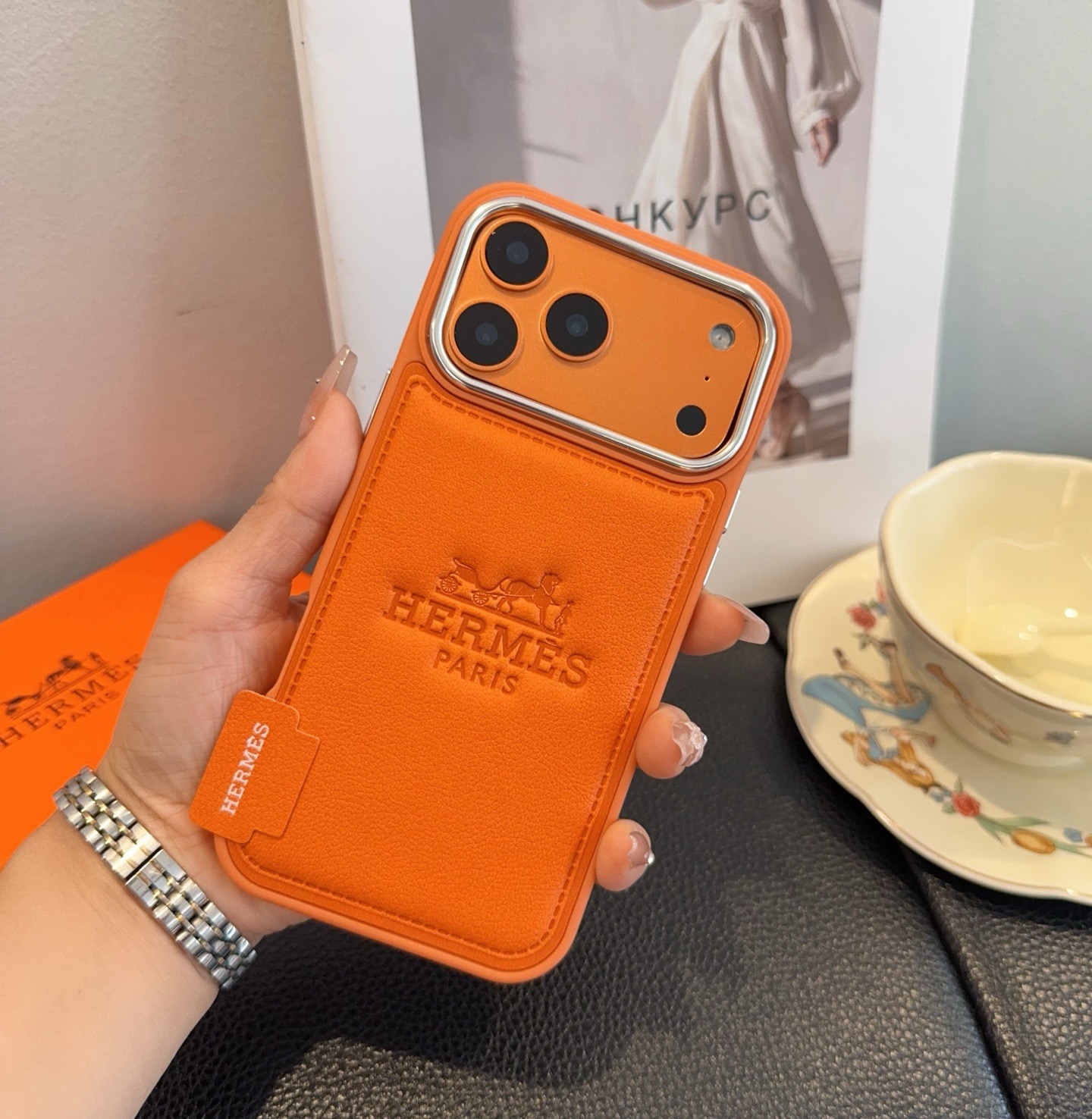 星宇橙系列 爱马仕全包手机壳型号：为了不出现报错型号，请打开本机查看手机设置显示的型号⚠️⚠️⚠️iPh