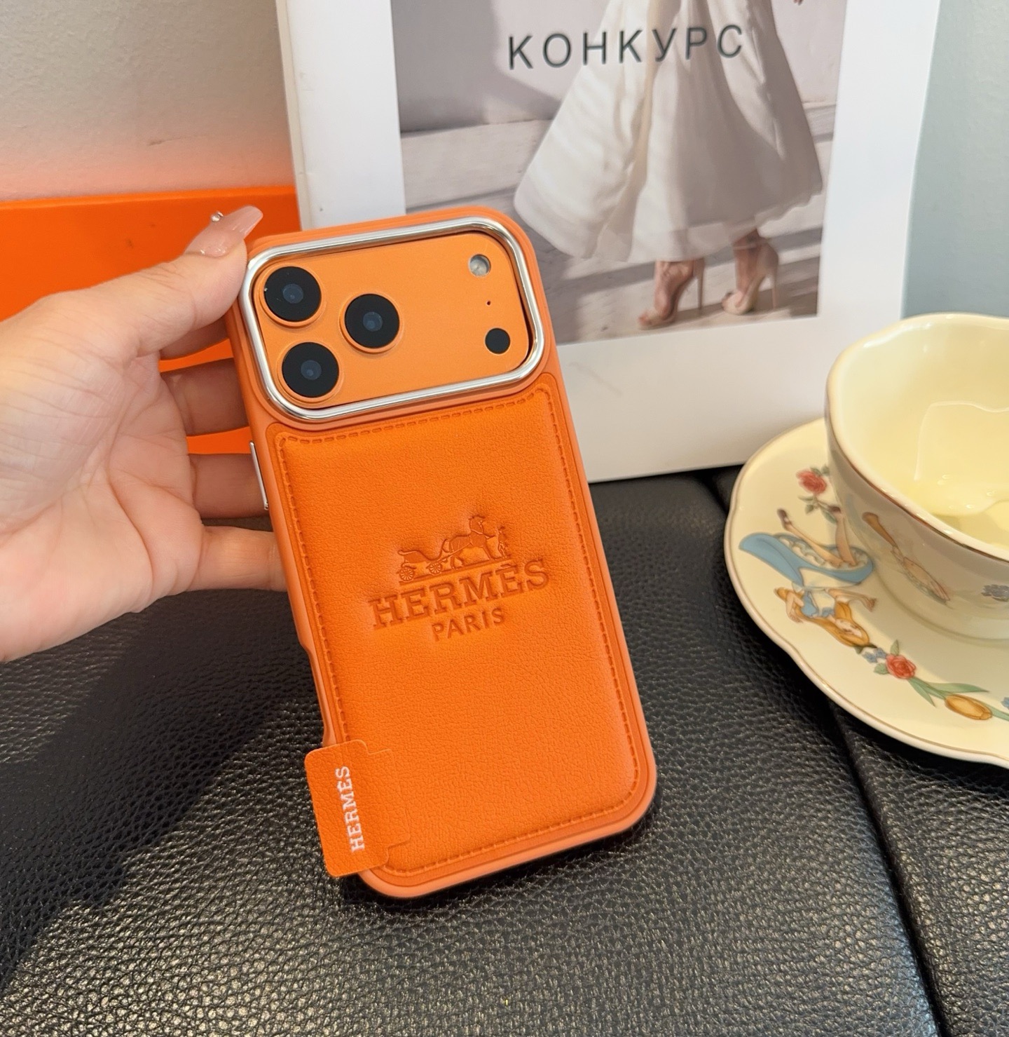 星宇橙系列 爱马仕全包手机壳型号：为了不出现报错型号，请打开本机查看手机设置显示的型号⚠️⚠️⚠️iPh