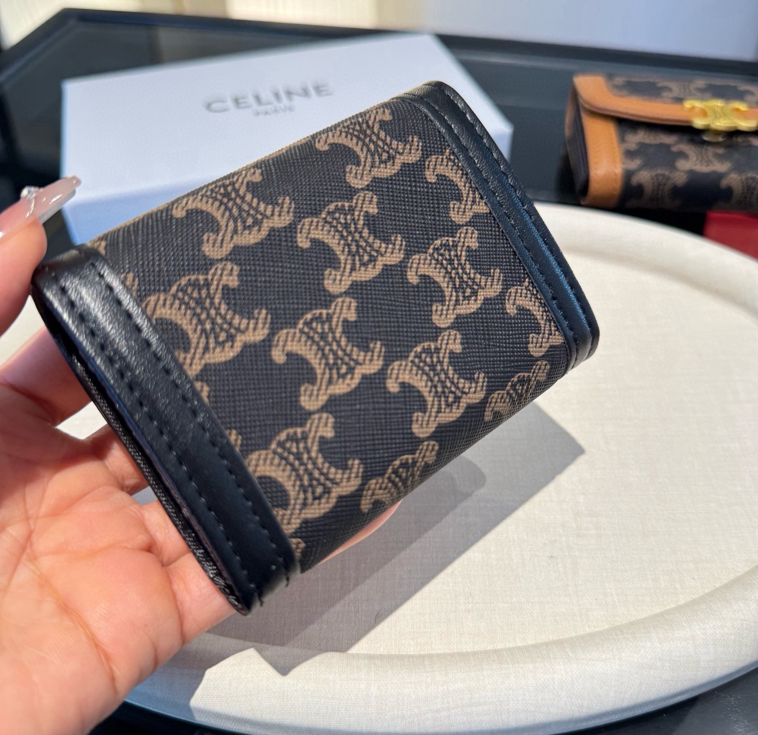 🔥赛琳卡包 零钱包 典雅风琴包卡包 手感真的很赞❗️