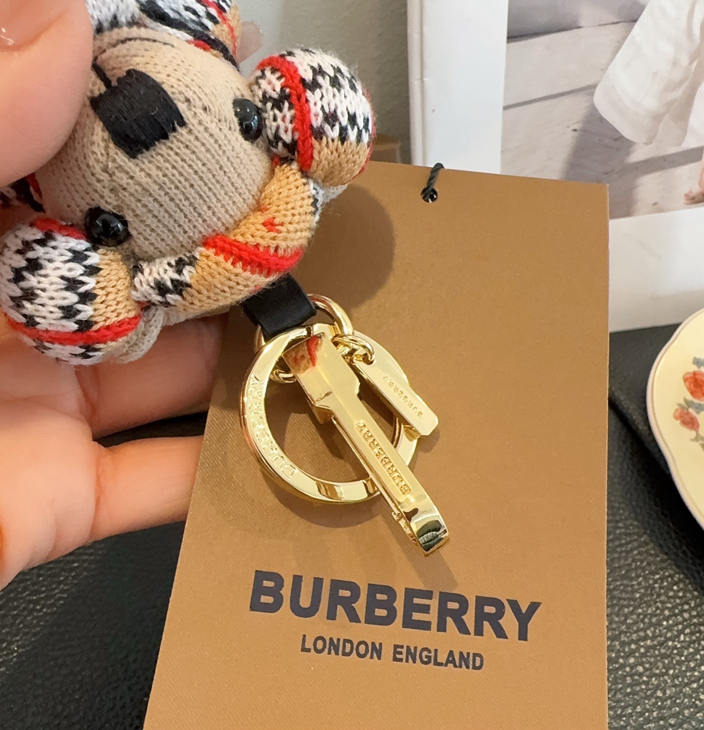 🔥Burberry代工厂小熊🐻挂件，巴宝莉🐻围巾🧣泰迪熊钥匙扣包饰挂件 温柔到心里🥰 准备已久、精致自留