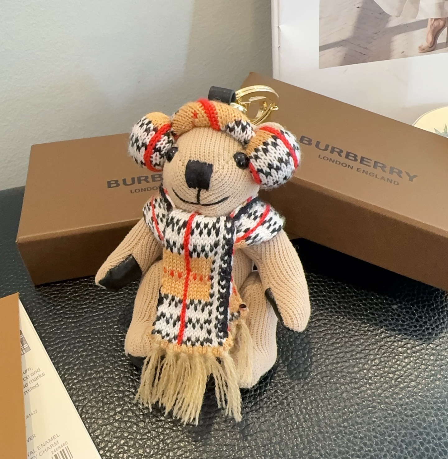 🔥Burberry代工厂小熊🐻挂件，巴宝莉🐻围巾🧣泰迪熊钥匙扣包饰挂件 温柔到心里🥰 准备已久、精致自留