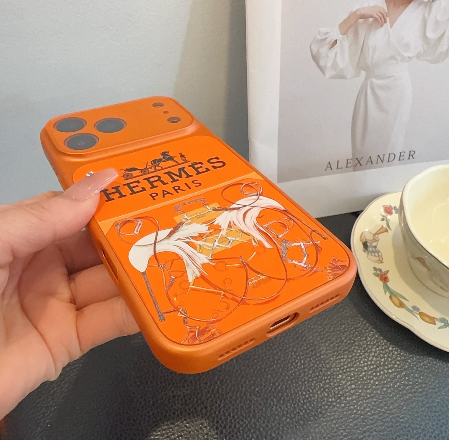 星宇橙系列 （马上有钱）爱马仕手机壳 型号：为了不出现报错型号，请打开本机查看手机设置显示的型号⚠️⚠️