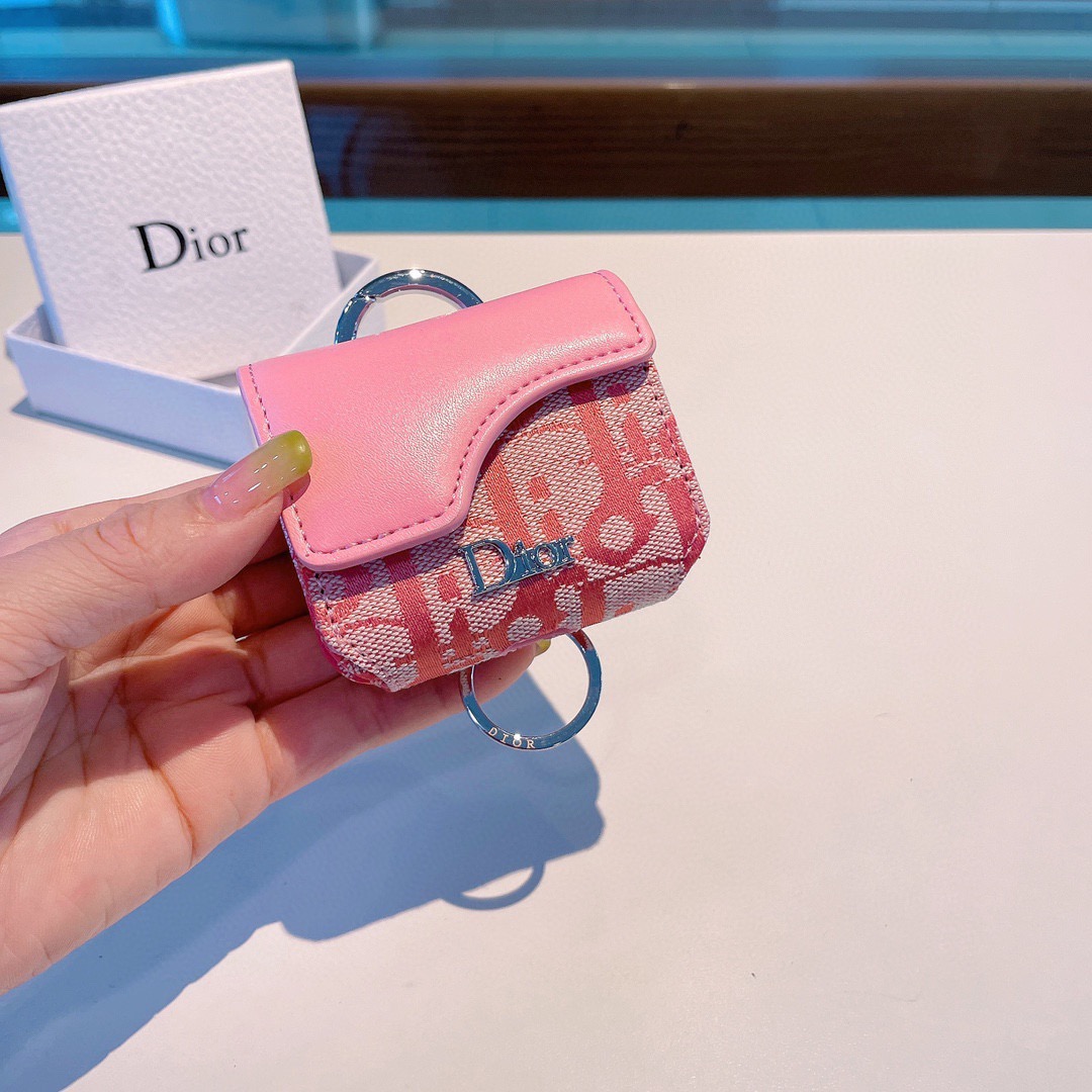 🔥Dior官网款耳机包，迪奥拼色耳机包，原版五金，一个尺寸73mm*68mm*35mm，适用任何尺寸蓝牙
