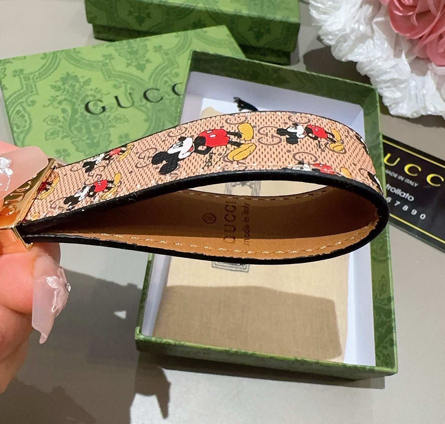 🔥爆款推荐 古驰Gucci钥匙扣 车钥匙挂件包包挂饰 DauPhine Dragonne 钥匙扣彰显金属