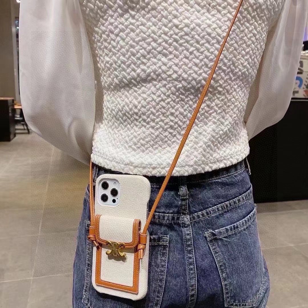 💥celine赛琳卡包手机壳三包壳，可支架，带挂绳可斜挎可挂脖型号：为了不出现报错型号，请打开本机查看手