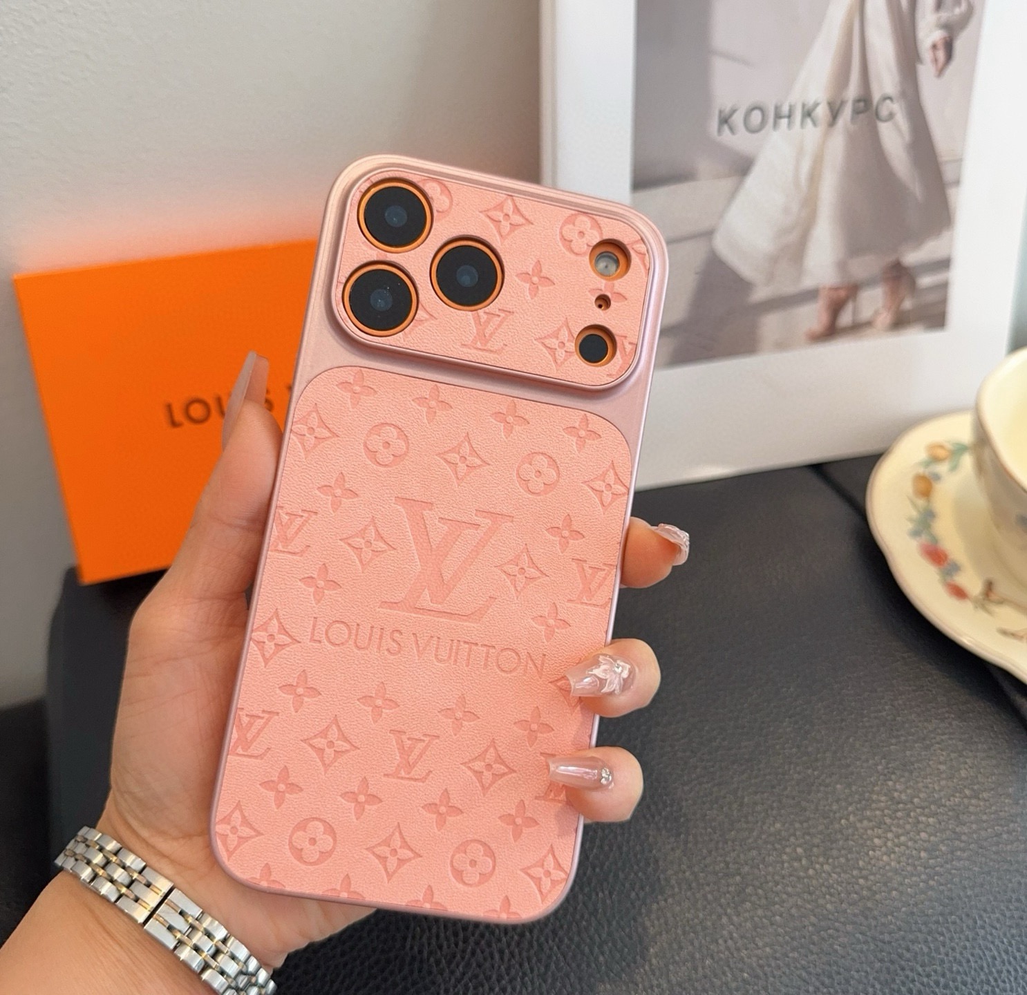 🔥Lv精孔全包手机壳 ，LV秒变皮质手机壳型号：为了不出现报错型号，请打开本机查看手机设置显示的型号⚠️