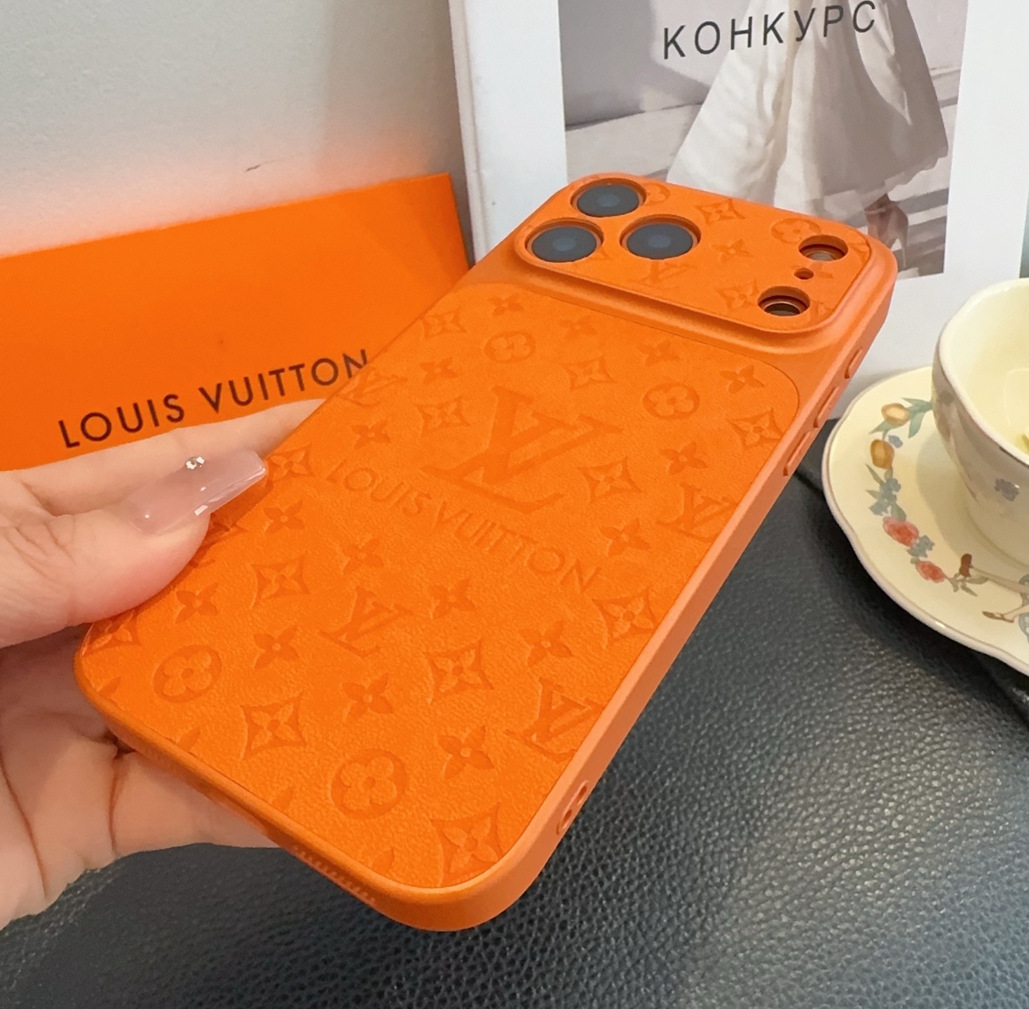 🔥Lv精孔全包手机壳 ，LV秒变皮质手机壳型号：为了不出现报错型号，请打开本机查看手机设置显示的型号⚠️