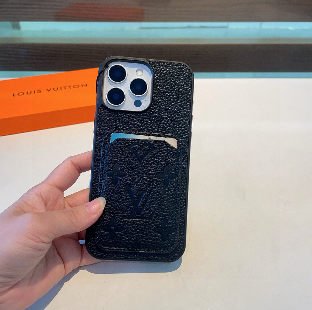 🔥Lv新款手机壳 二合一全包手机壳 荔枝纹压花插卡款手机壳 精美吊牌 手感舒适[强]型号：为了不出现报错
