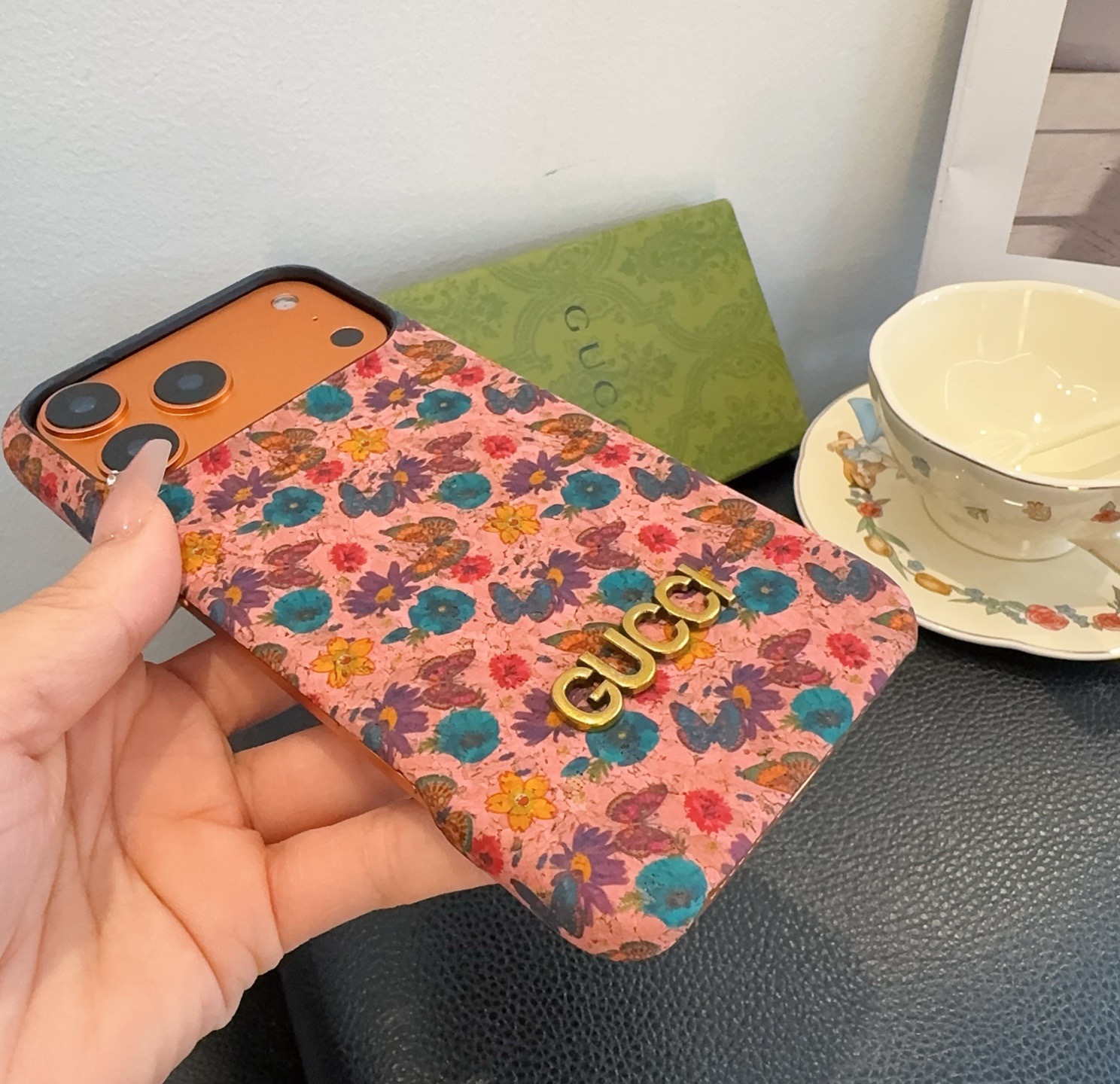 🔥古驰手机壳 花卉系列 外贸爆款型号：为了不出现报错型号，请打开本机查看手机设置显示的型号⚠️⚠️⚠️i
