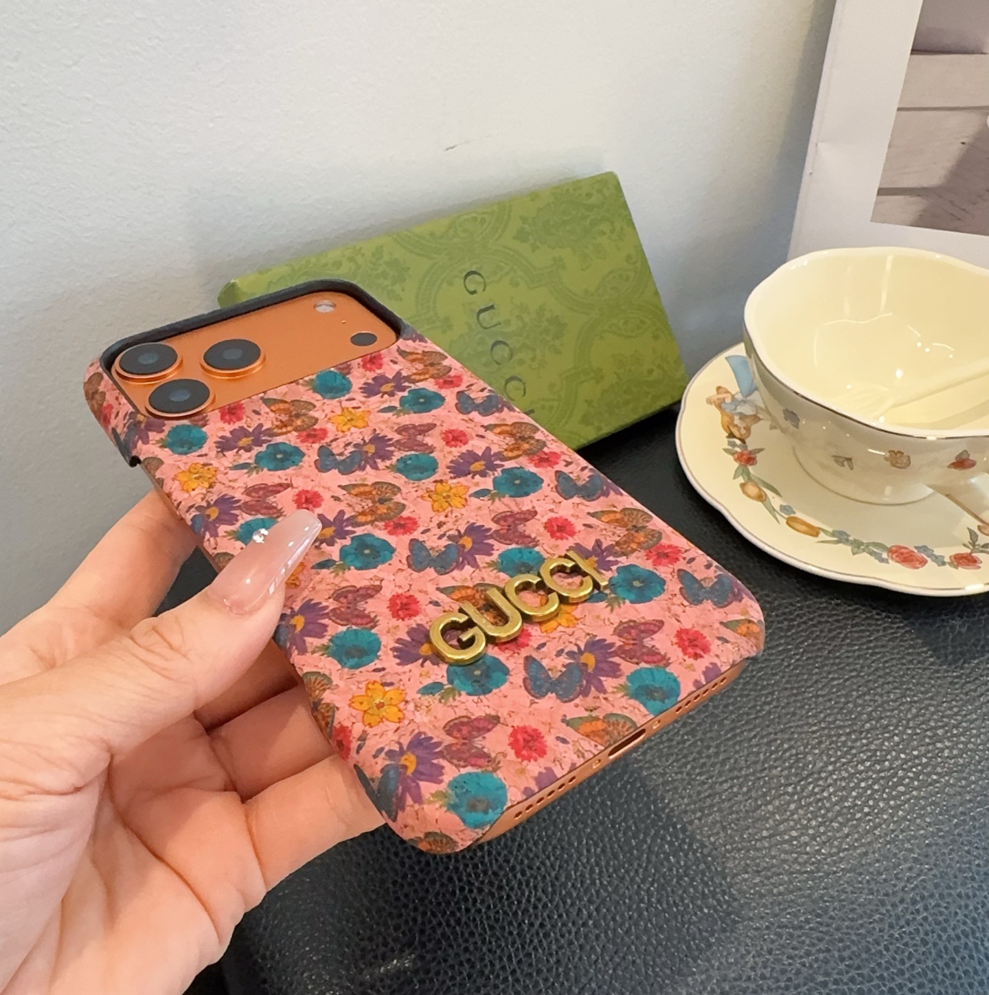 🔥古驰手机壳 花卉系列 外贸爆款型号：为了不出现报错型号，请打开本机查看手机设置显示的型号⚠️⚠️⚠️i