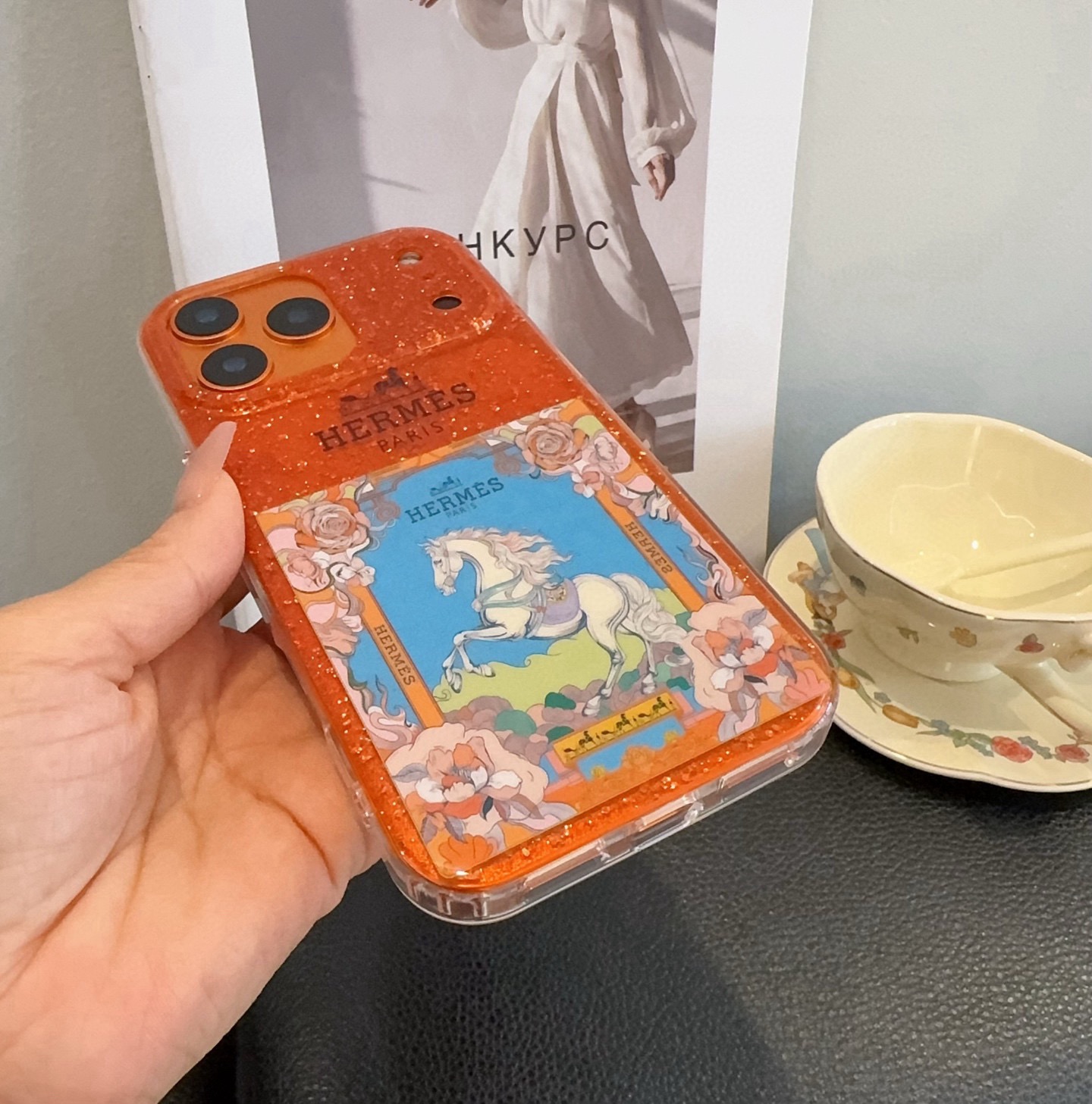 星宇橙系列 （马上有钱）爱马仕手机壳 型号：为了不出现报错型号，请打开本机查看手机设置显示的型号⚠️⚠️