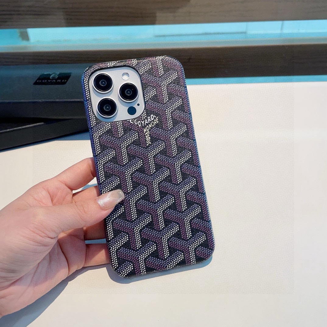🔥Goyard戈雅手机壳 半包油边壳 官网同步更新型号：为了不出现报错型号，请打开本机查看手机设置显示的