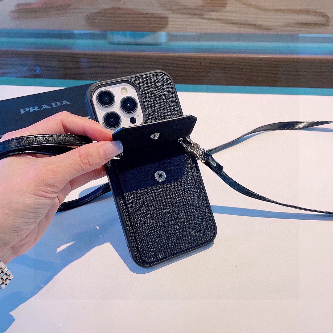 🔥普拉达斜挎卡包手机壳，全包素材 零钱包卡包手机壳型号：为了不出现报错型号，请打开本机查看手机设置显示的