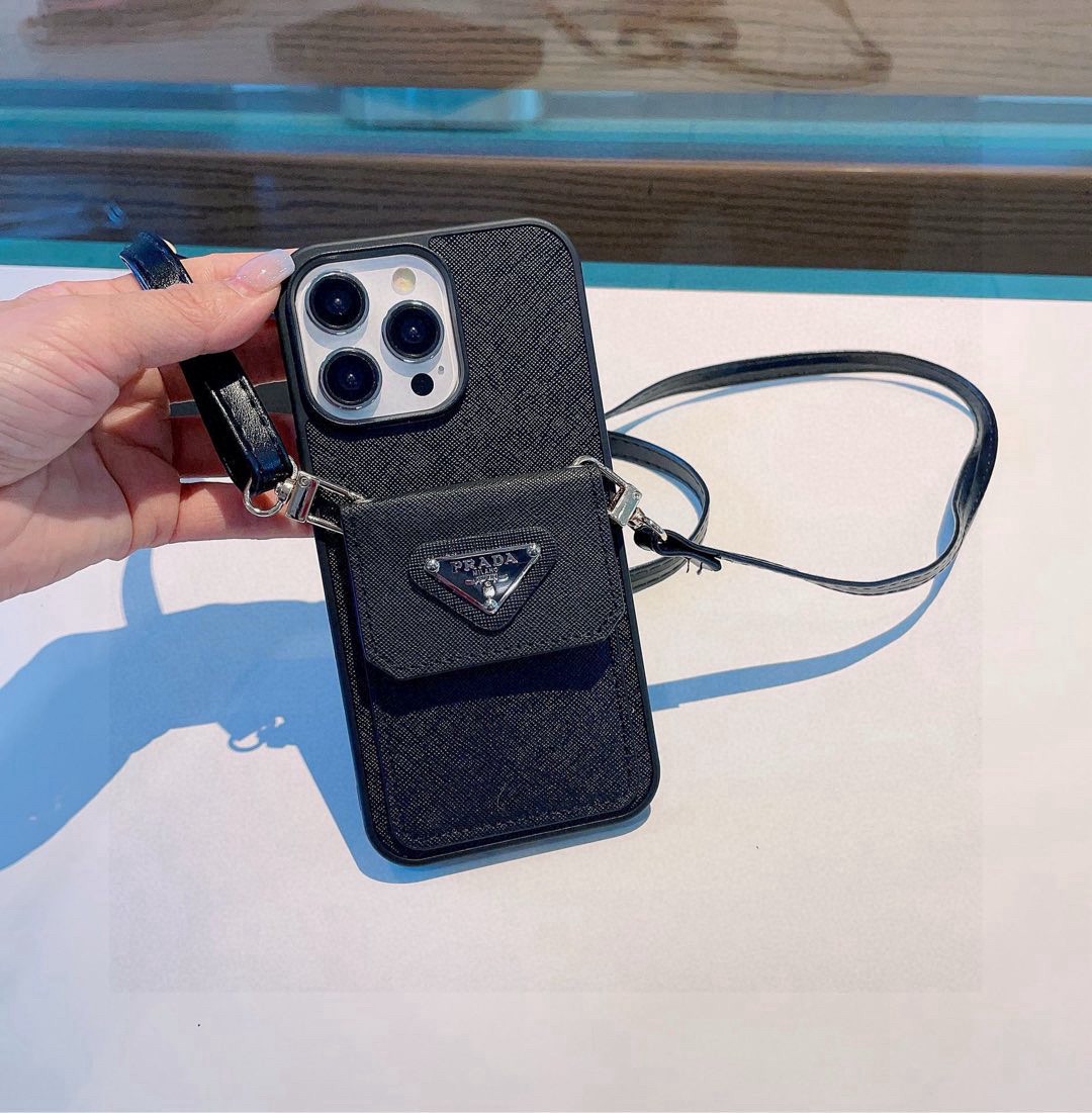 🔥普拉达斜挎卡包手机壳，全包素材 零钱包卡包手机壳型号：为了不出现报错型号，请打开本机查看手机设置显示的