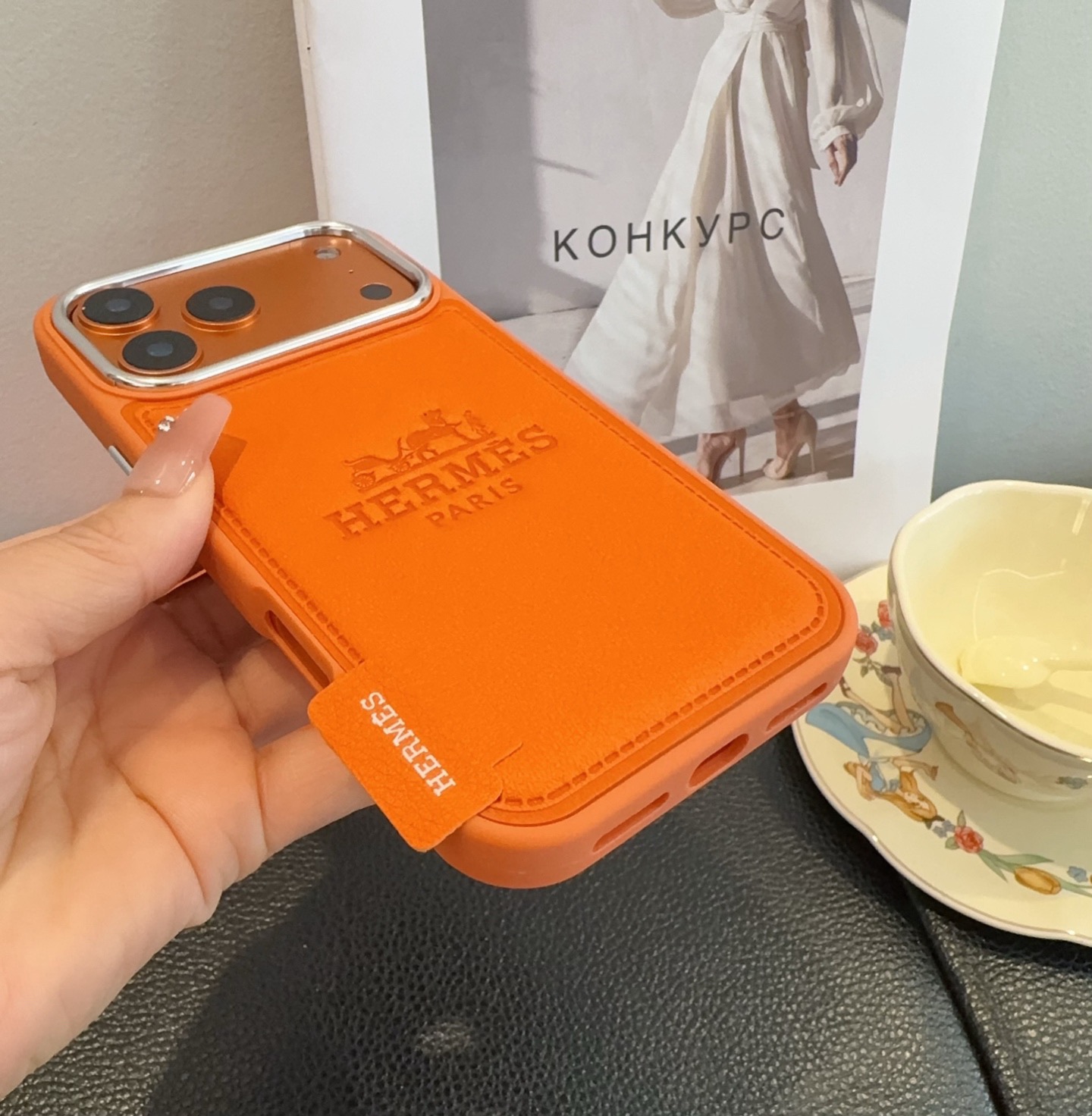 星宇橙系列 爱马仕全包手机壳型号：为了不出现报错型号，请打开本机查看手机设置显示的型号⚠️⚠️⚠️iPh