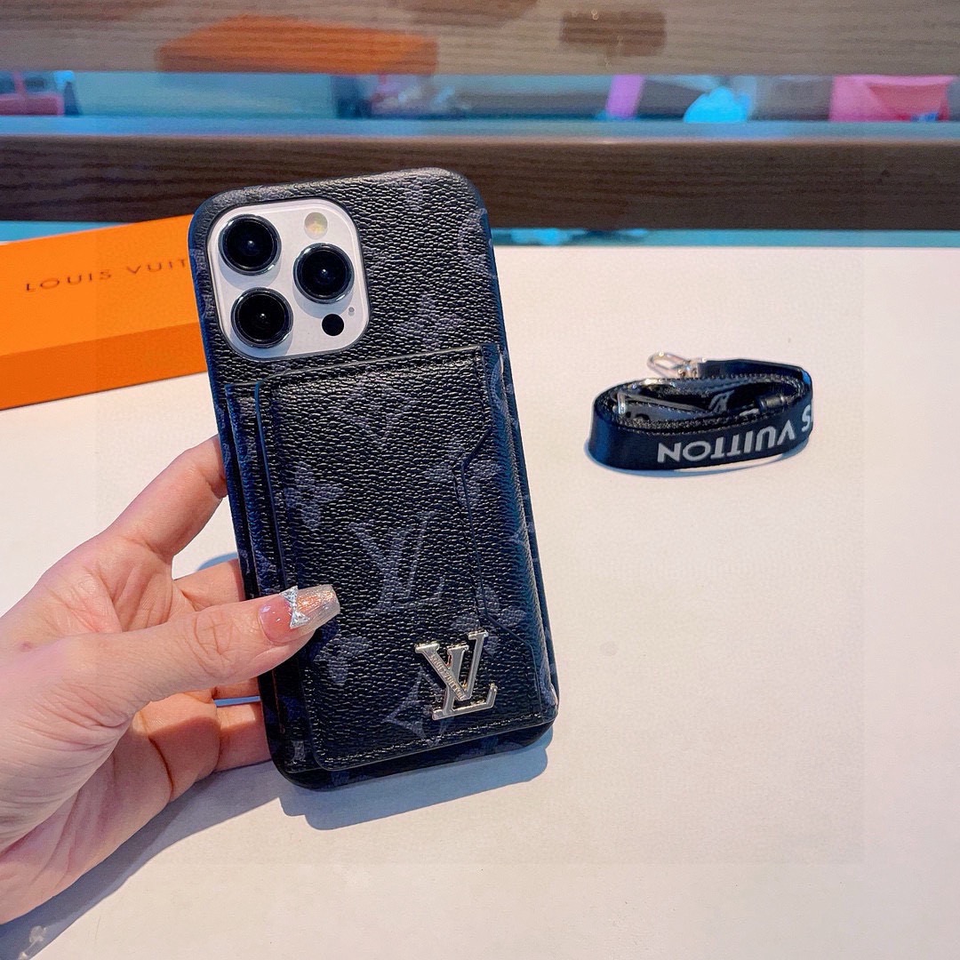 🔥驴家新款 三折卡包斜挎手机壳，三折卡包零钱包 三包壳，出门不带现金的时代一个手机斜挎包搞定🤝型号：为了