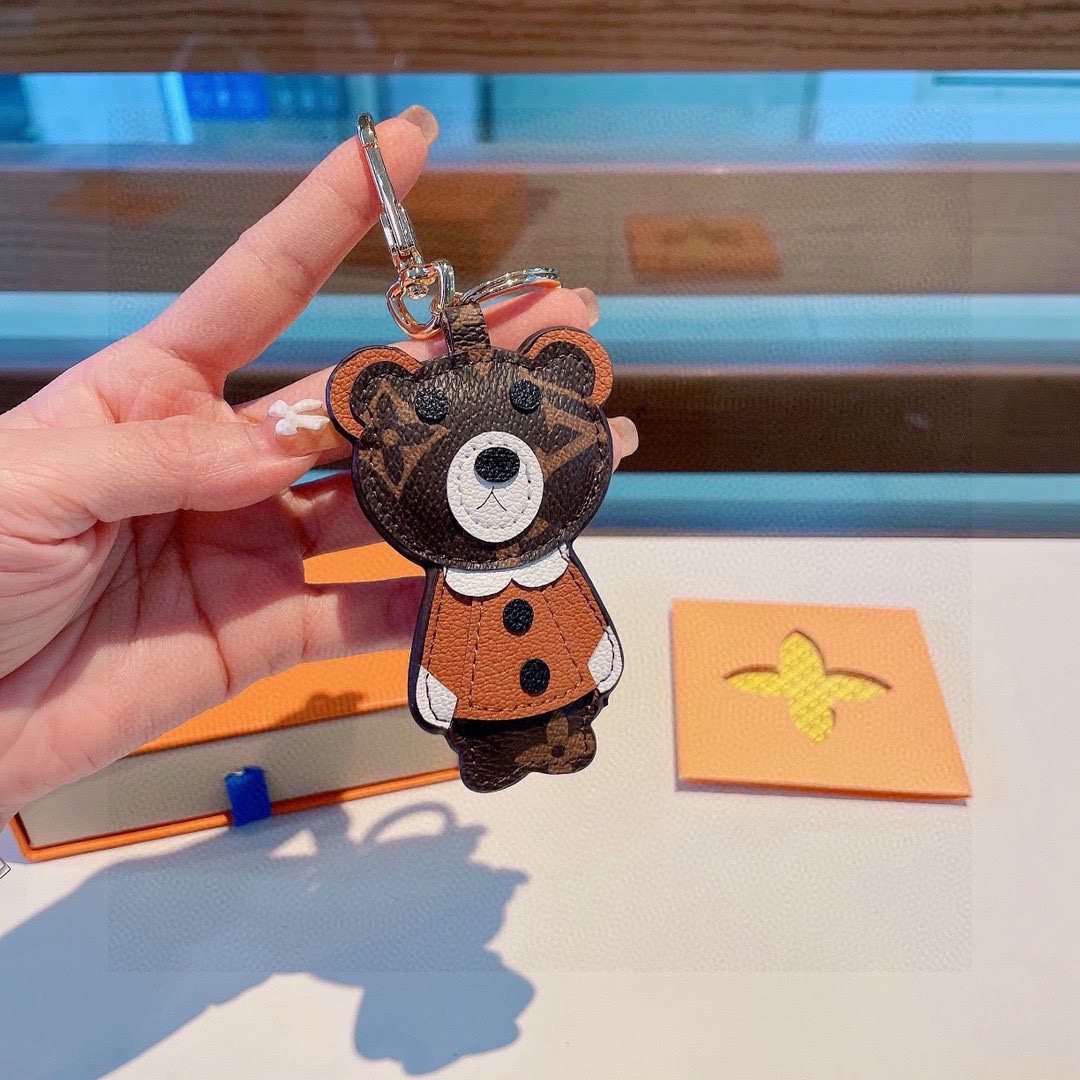 🔥驴家动物兄弟公仔挂件，小熊，小虎，小狮子包饰，LV钥匙扣，包包挂饰专柜代购内部填充物都与专柜一致聚酯纤