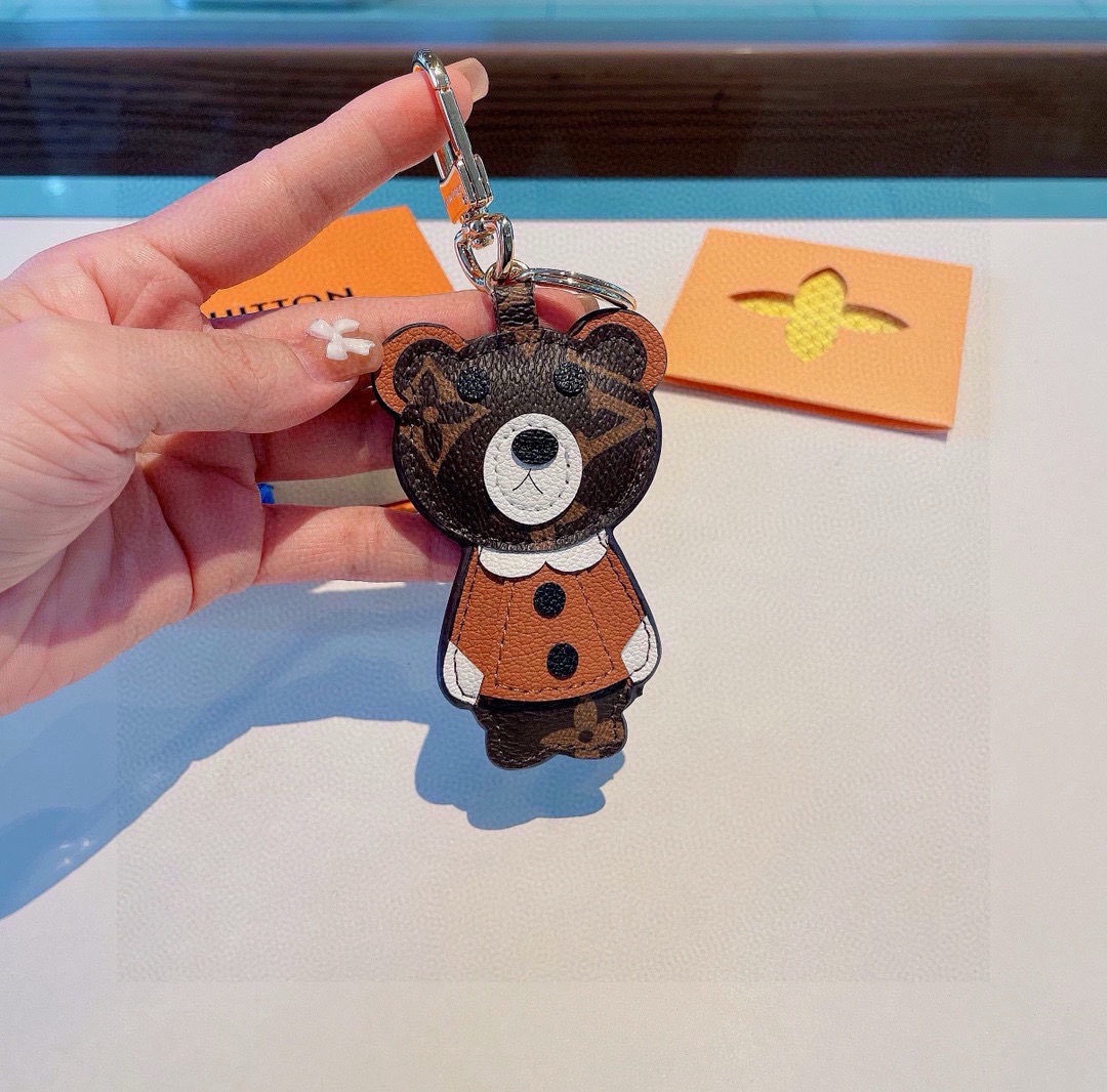 🔥驴家动物兄弟公仔挂件，小熊，小虎，小狮子包饰，LV钥匙扣，包包挂饰专柜代购内部填充物都与专柜一致聚酯纤