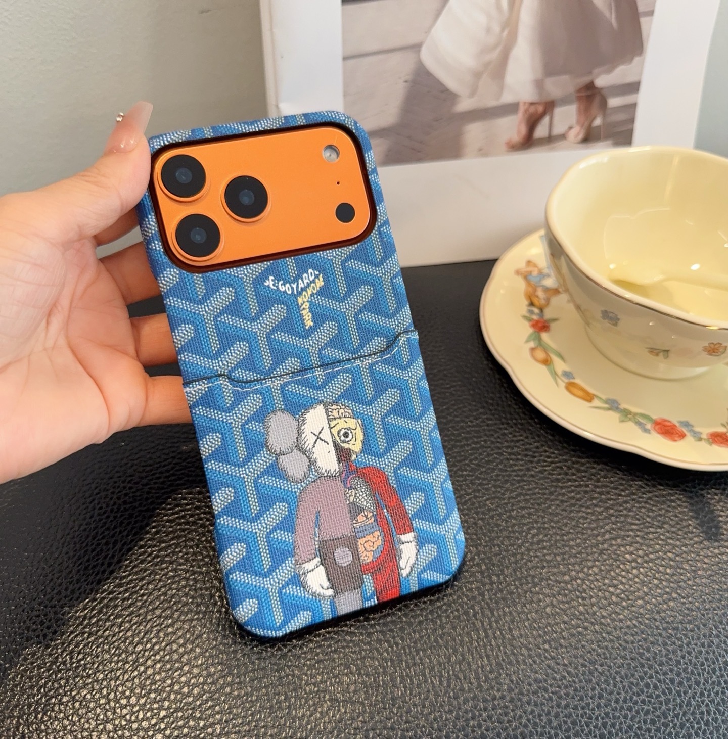 🔥Goyard戈雅插卡手机壳 卡包手机壳 官网同步更新型号：为了不出现报错型号，请打开本机查看手机设置显