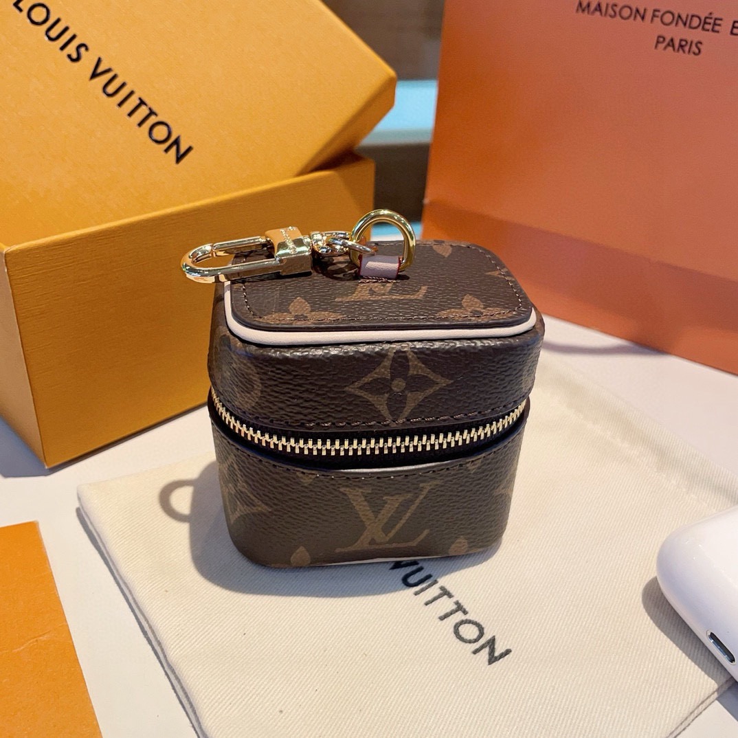 ❗️lv 迷你包包 零钱包钥匙扣耳机包 包包挂件挂饰可放耳机 卡片 💄零钱等小物件Vanity Mono