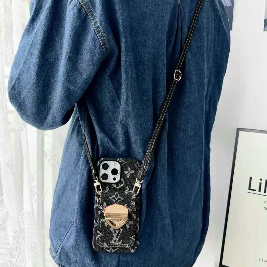 Key Buckle（钥匙扣） Style Denim Phone Case Lookbook Reference image 1