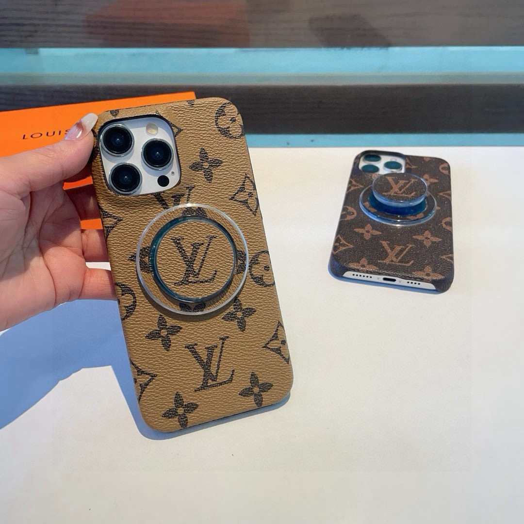 💕新品💕✨Lv经典老花手机壳 强磁吸➕logo支架手机壳型号：为了不出现报错型号，请打开本机查看手机设置