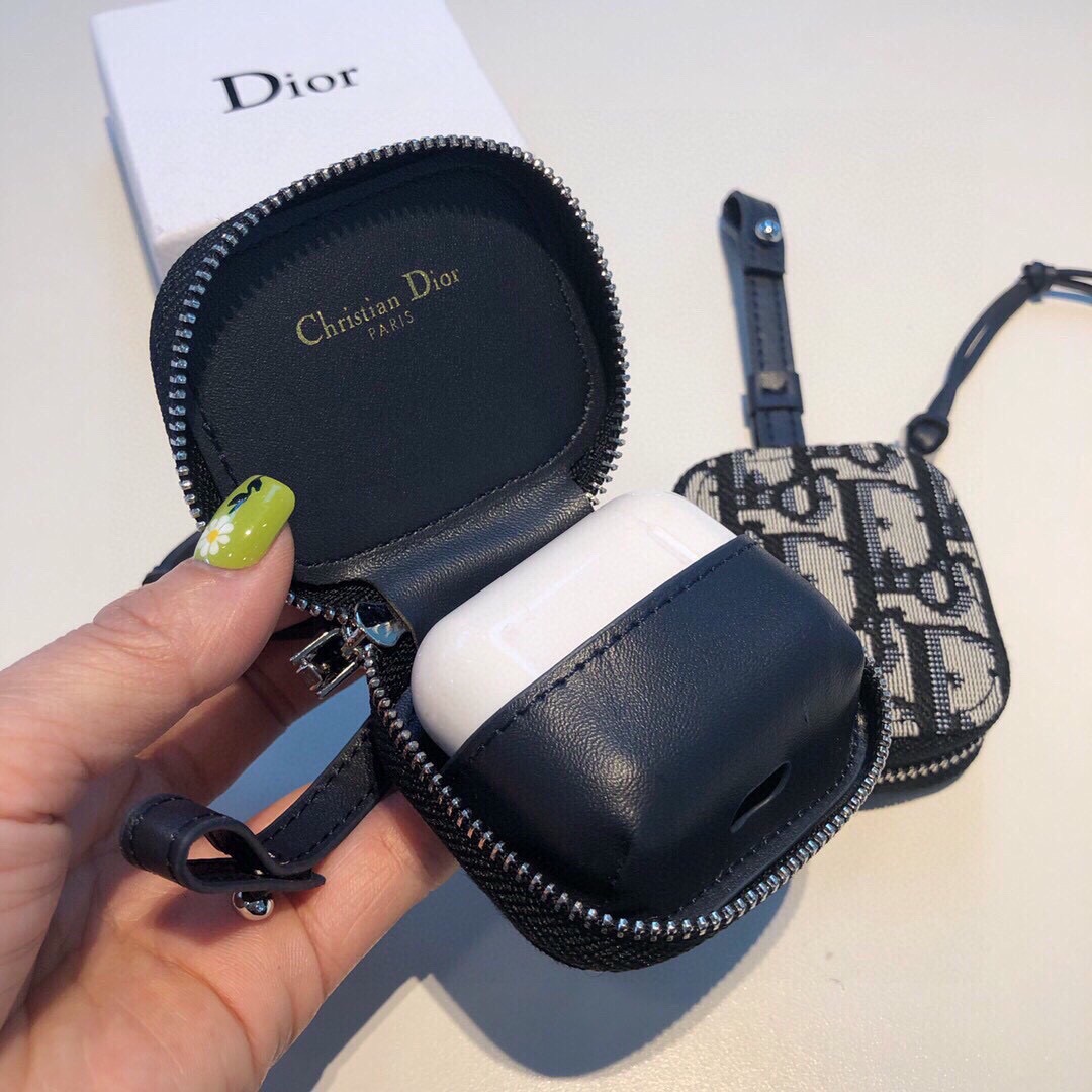 dior迪奥官网同步AirPods蓝牙耳机盒/耳机包💞 iPhone1/2代通用💞 iPhone 三代配