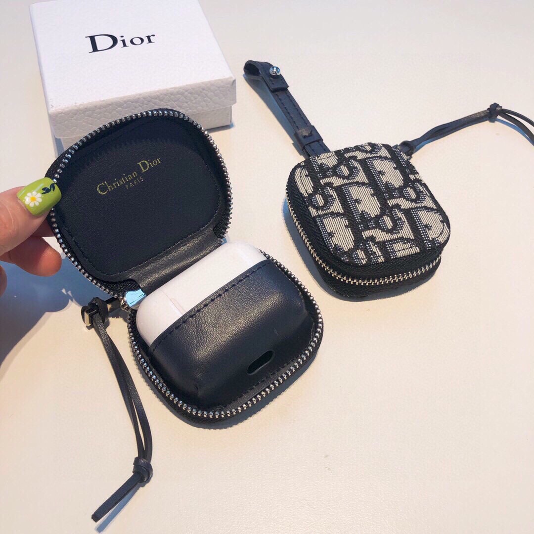 dior迪奥官网同步AirPods蓝牙耳机盒/耳机包💞 iPhone1/2代通用💞 iPhone 三代配