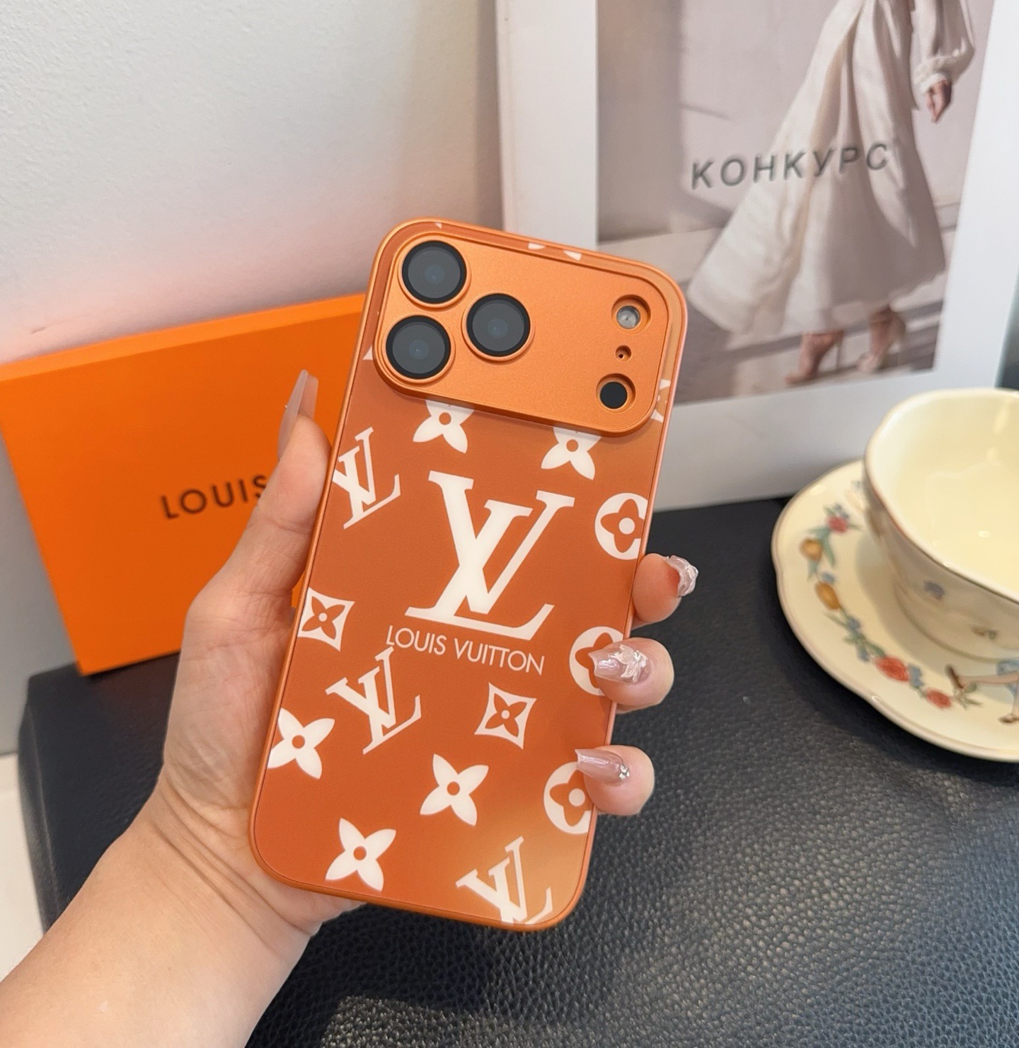 星宇橙系列 LV手机壳 型号：为了不出现报错型号，请打开本机查看手机设置显示的型号⚠️⚠️⚠️iPhon