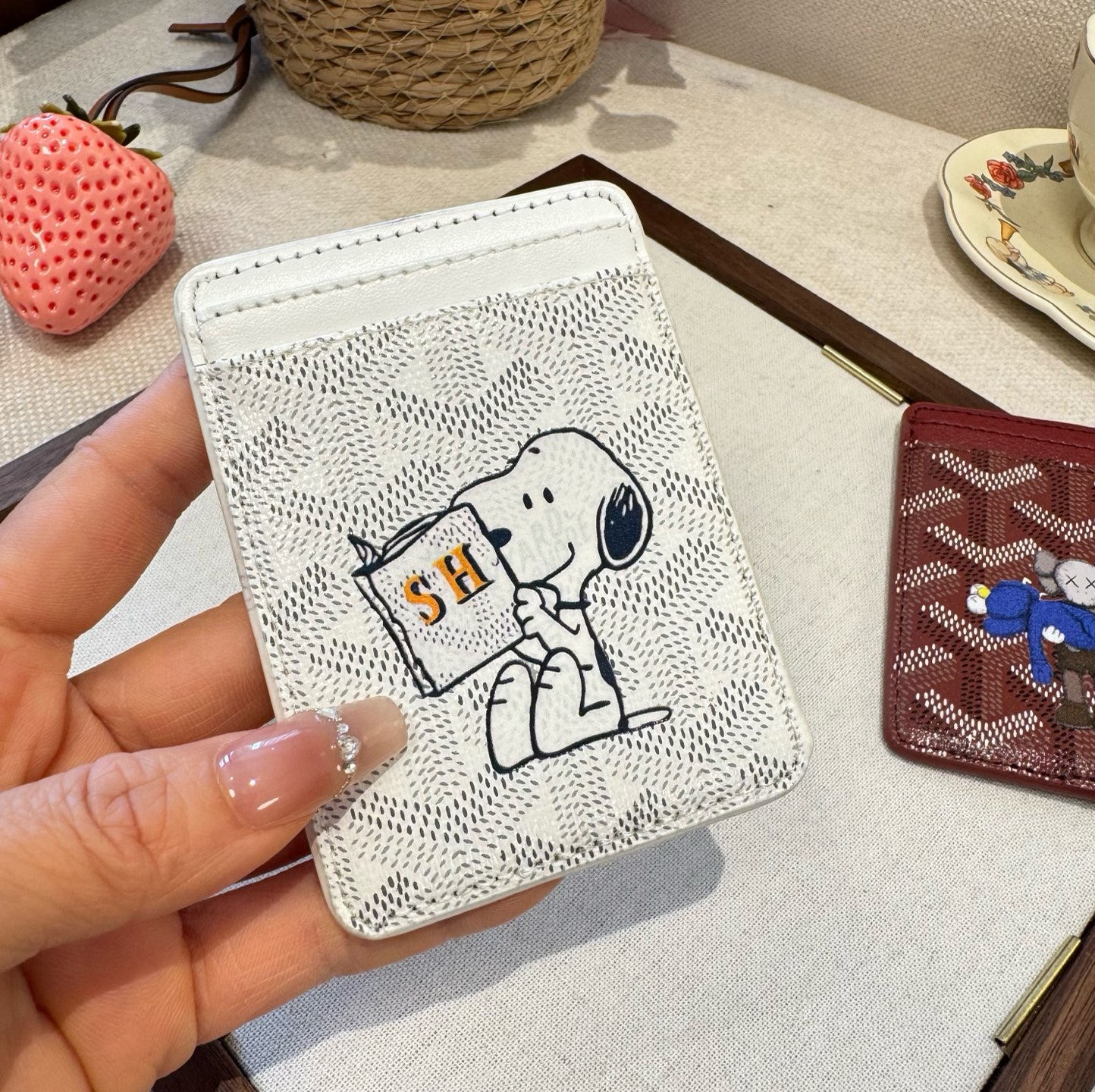 戈雅磁吸卡包卡通零钱包 手机磁吸卡包 官网同步