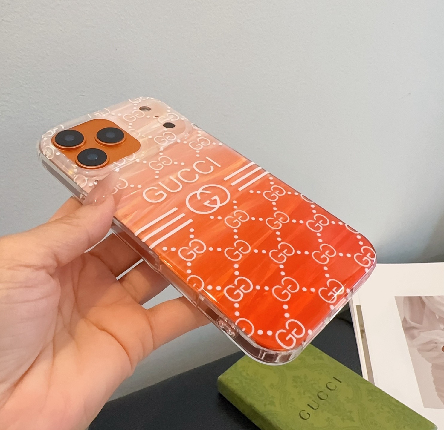 星宇橙系列 古驰 手机壳型号：为了不出现报错型号，请打开本机查看手机设置显示的型号⚠️⚠️⚠️iPhon