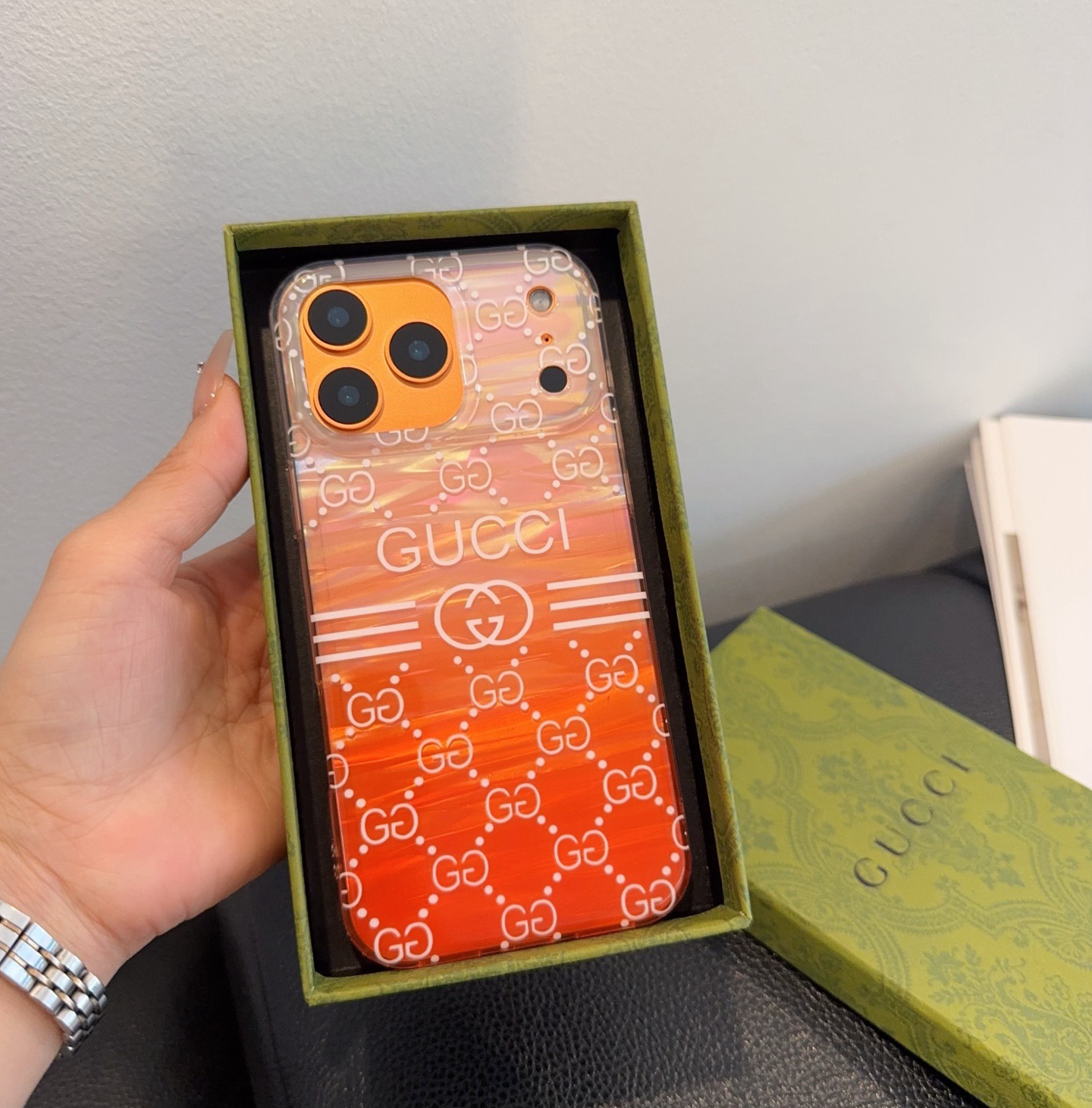星宇橙系列 古驰 手机壳型号：为了不出现报错型号，请打开本机查看手机设置显示的型号⚠️⚠️⚠️iPhon