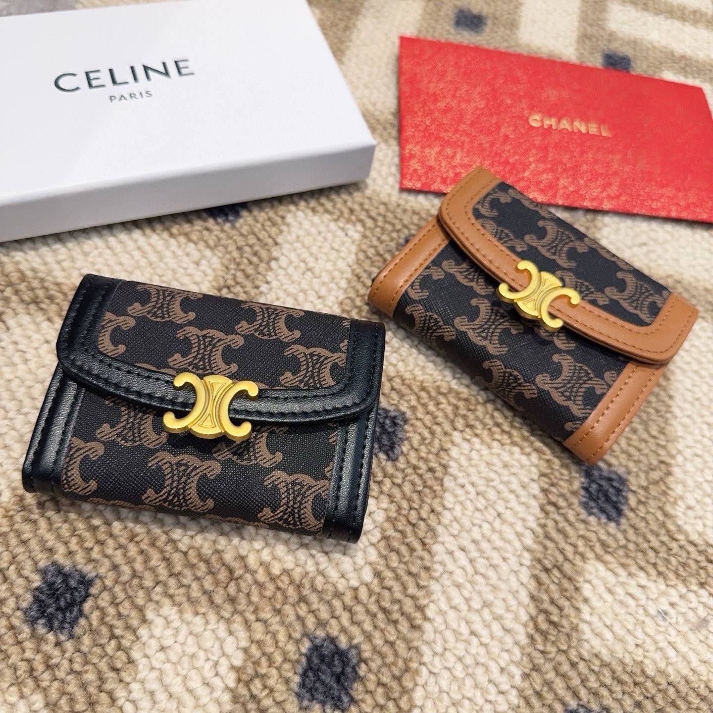 赛琳卡包 零钱包 典雅风琴包卡包 手感真的很赞❗️