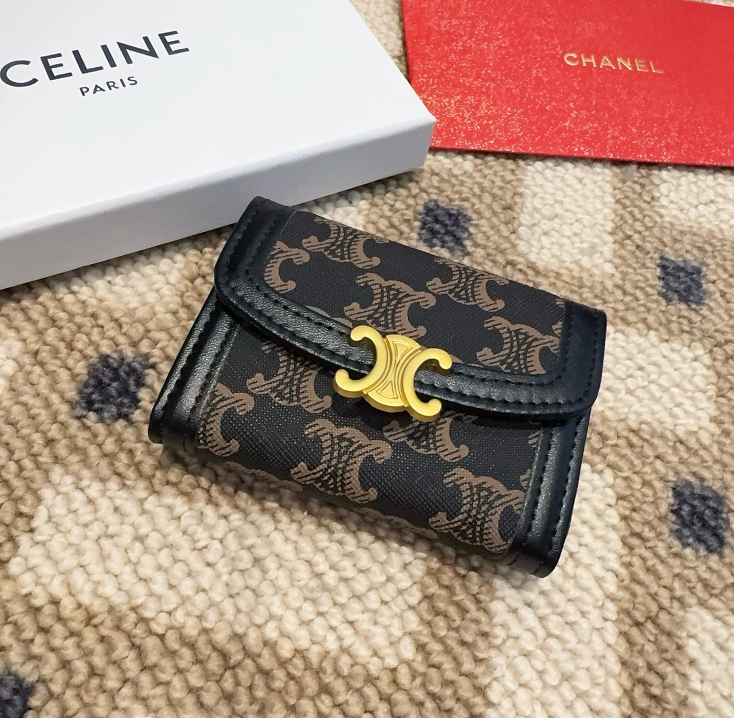 赛琳卡包 零钱包 典雅风琴包卡包 手感真的很赞❗️