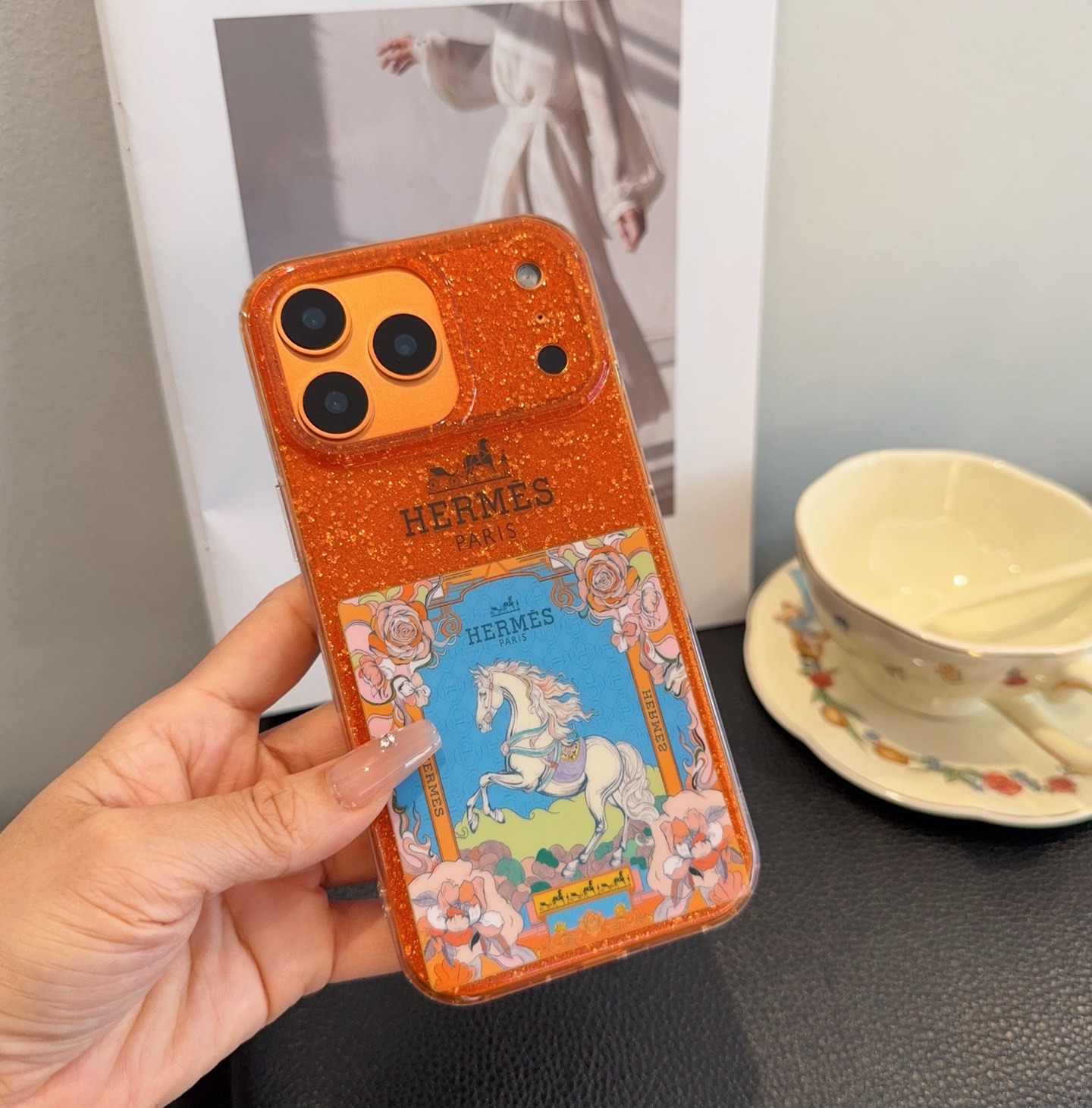星宇橙系列 （马上有钱）爱马仕手机壳 型号：为了不出现报错型号，请打开本机查看手机设置显示的型号⚠️⚠️