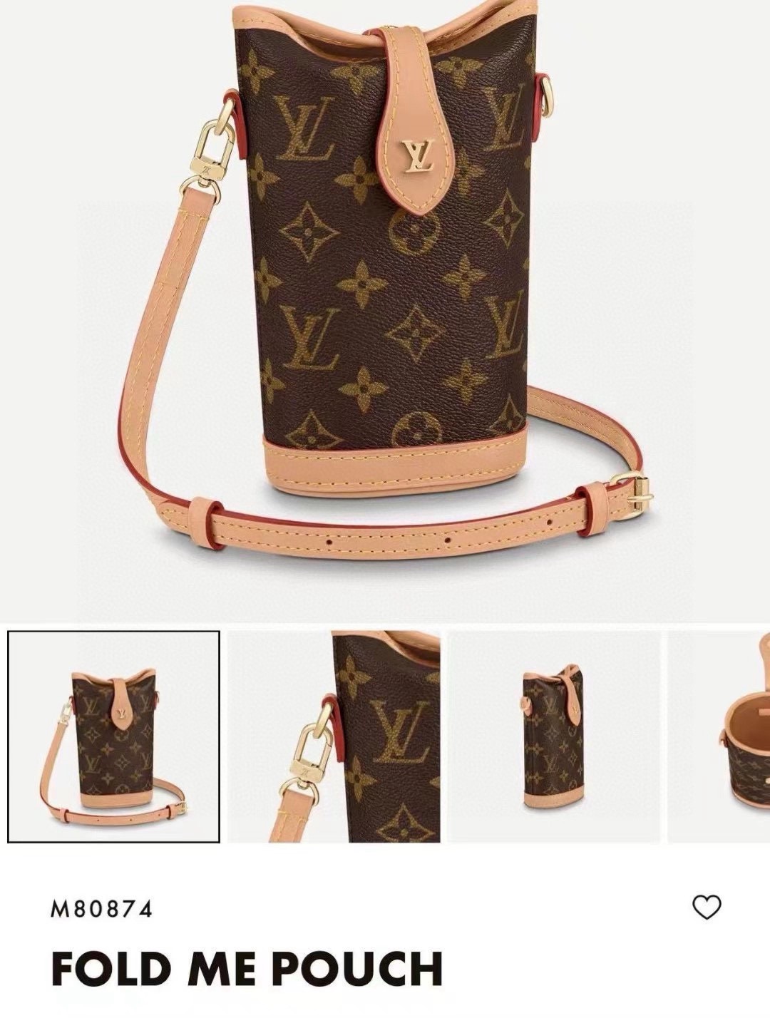 NO:814229,LV French fries crossbody mobile phone bag mini bag M80874 Louis Vuitton Louis Vuitton FOLD ME crossbody bag This Fold Me bag is made of Monogram canvas and cow leather. It has a rectangular body with an oval bottom, and a folding magnetic buckle to complete the exquisite configuration. It can accommodate daily needs, with both retro charm and practical functions. The shoulder strap is adjustable and detachable, casual style, and has enough space for 2 mobile phones and  Tissue change...really exquisite and feels really good SIZE: 14.5 x 18 x 6.5 cm mobile phone case, mobile phone case, louis vuitton, louis vuitton, louis vuitton, satchels, crossbody bags, cowhide, phone cases19860909LV薯条斜挎手机包mini包包  M80874 Louis Vuitton 路易威登FOLD ME 斜挎包此款Fold Me 包以Monogram 帆布和牛皮革打造,为矩形包身巧搭椭圆形底部,再以折叠式磁扣完善玲珑构型,可容纳日常生活所需,兼具复古韵味和实用功能. 肩带可调节长短 可拆卸 休闲风 空间充足放2部手机及 纸巾零钱…确实精致 手感真的很赞 SIZE: 14.5 x 18 x 6.5 厘米手机壳,手机壳,louis vuitton,louis vuitton,louis vuitton,satchels,crossbody bags,cowhide,phone cases,accessory